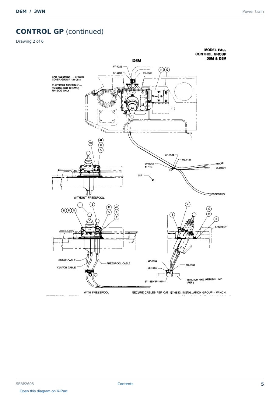 Caterpillar D6M S/N 3WN Partsbook SEBP2605 (English) - sample page 5 of 10 Caterpillar D6M S/N 3WN Partsbook SEBP2605 (English) - sample page 5 of 10