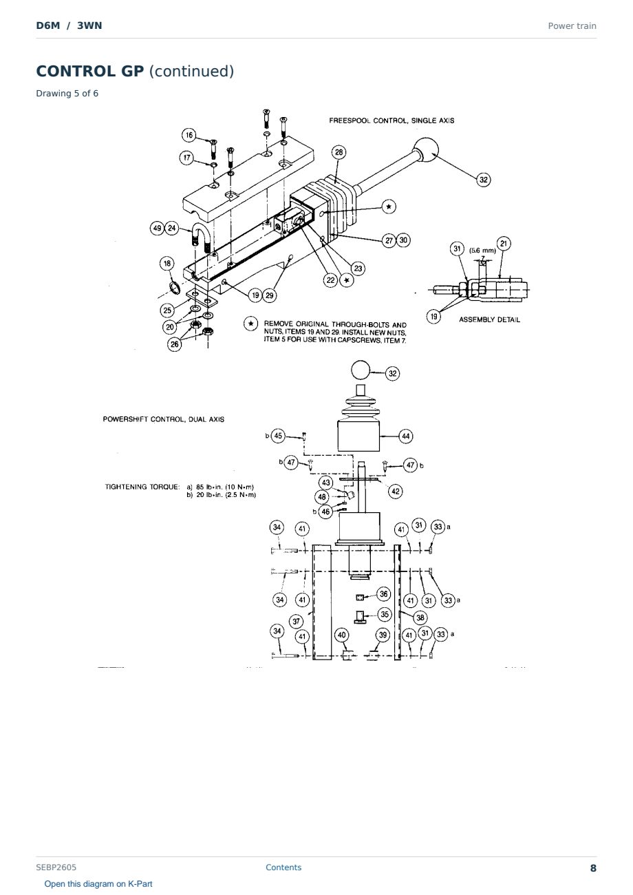 Caterpillar D6M S/N 3WN Partsbook SEBP2605 (English) - sample page 8 of 10 Caterpillar D6M S/N 3WN Partsbook SEBP2605 (English) - sample page 8 of 10