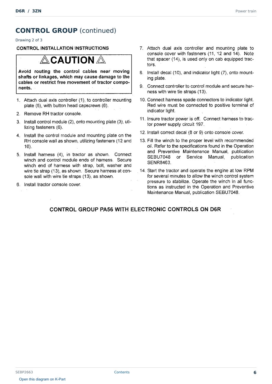 Caterpillar D6R S/N 3ZN Partsbook SEBP2663 (English) - sample page 6 of 10 Caterpillar D6R S/N 3ZN Partsbook SEBP2663 (English) - sample page 6 of 10