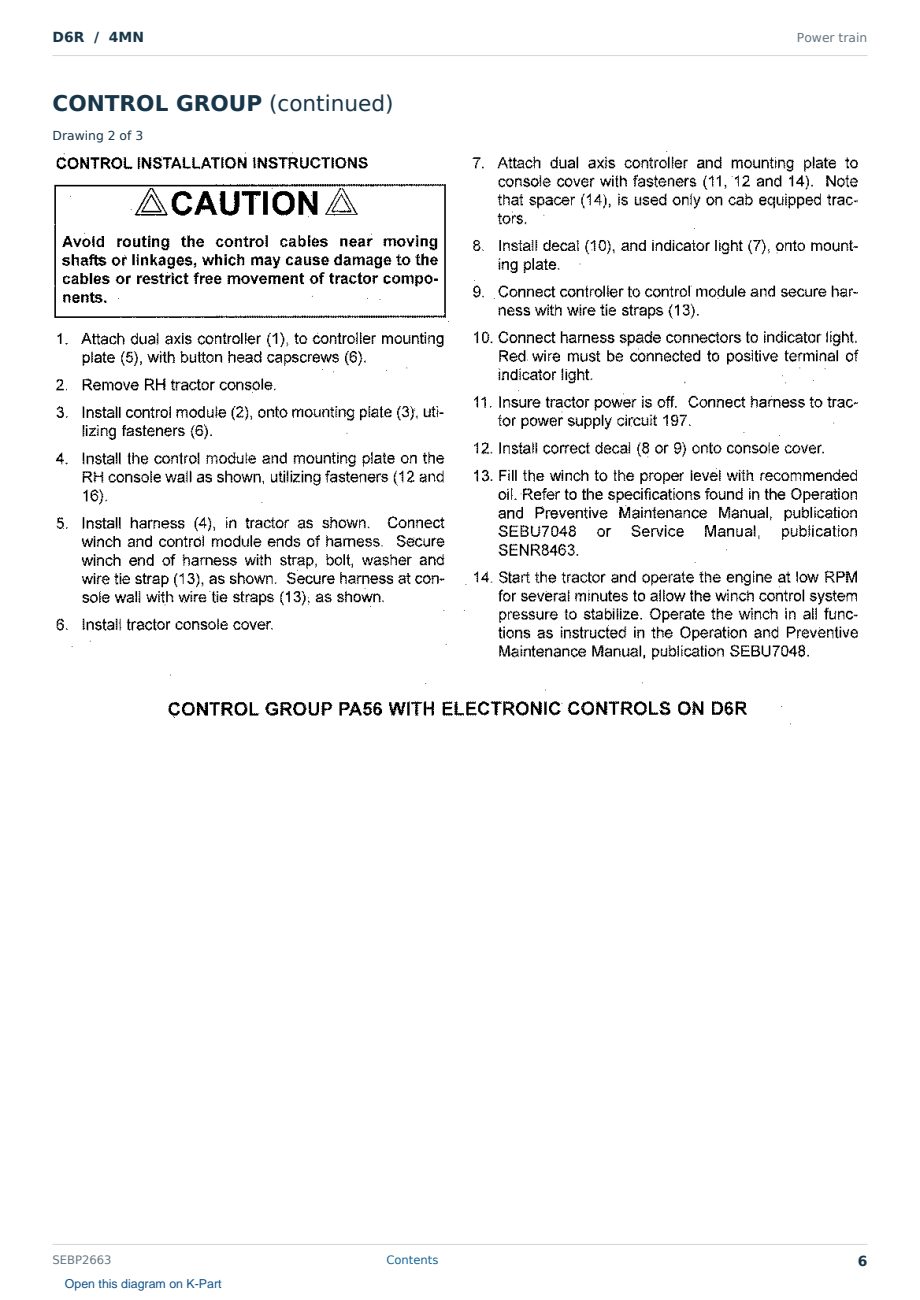 Caterpillar D6R S/N 4MN Partsbook SEBP2663 (English) - sample page 6 of 10 Caterpillar D6R S/N 4MN Partsbook SEBP2663 (English) - sample page 6 of 10