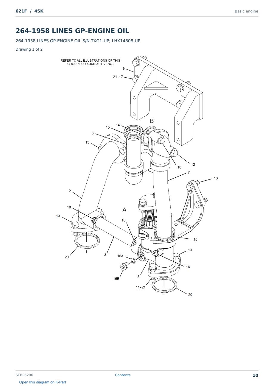 Caterpillar 621F S/N 4SK Partsbook SEBP5296 (English) - sample page 10 of 10 Caterpillar 621F S/N 4SK Partsbook SEBP5296 (English) - sample page 10 of 10