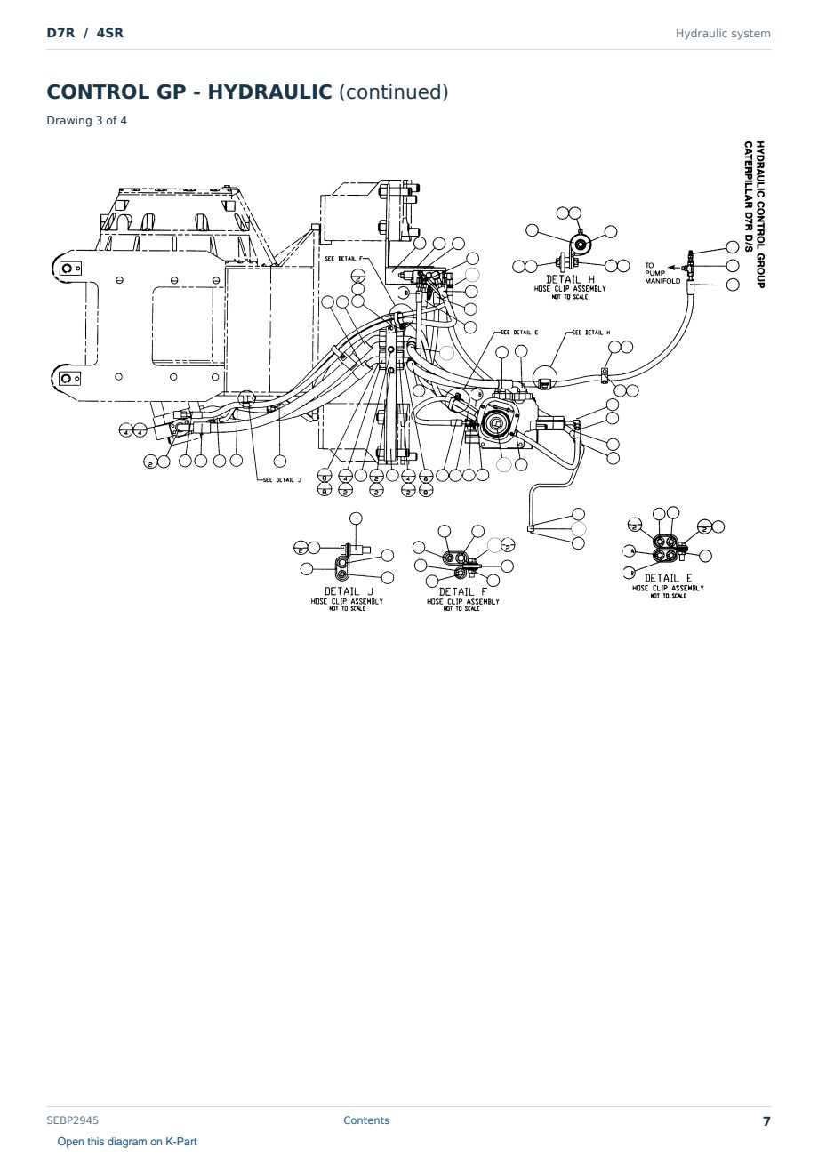 Caterpillar D7R S/N 4SR Partsbook SEBP2945 (English) - sample page 7 of 10 Caterpillar D7R S/N 4SR Partsbook SEBP2945 (English) - sample page 7 of 10
