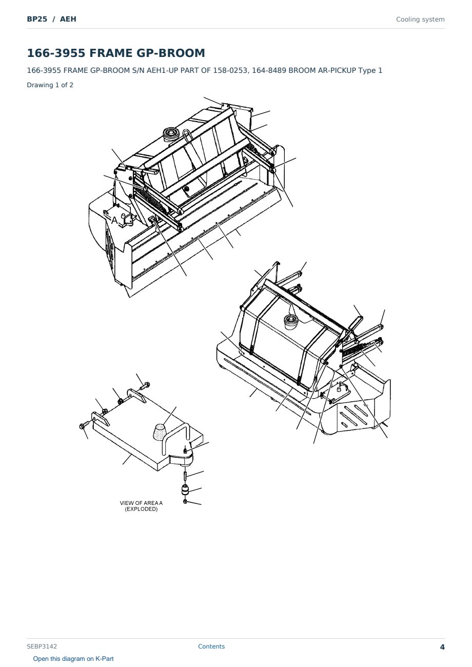 Caterpillar BP25 S/N AEH Partsbook SEBP3142 (English) - sample page 4 of 10 Caterpillar BP25 S/N AEH Partsbook SEBP3142 (English) - sample page 4 of 10