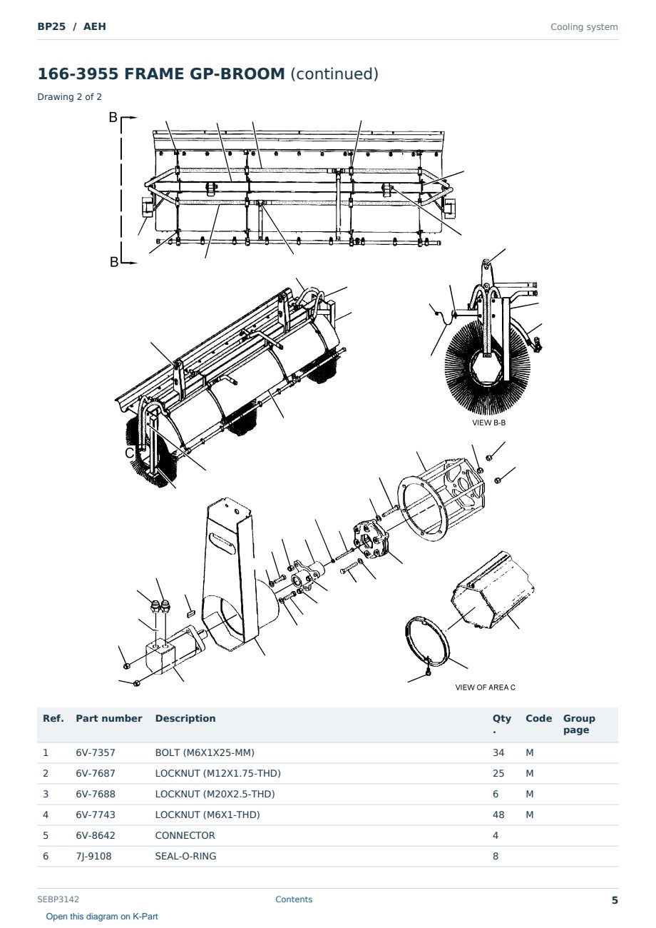 Caterpillar BP25 S/N AEH Partsbook SEBP3142 (English) - sample page 5 of 10 Caterpillar BP25 S/N AEH Partsbook SEBP3142 (English) - sample page 5 of 10