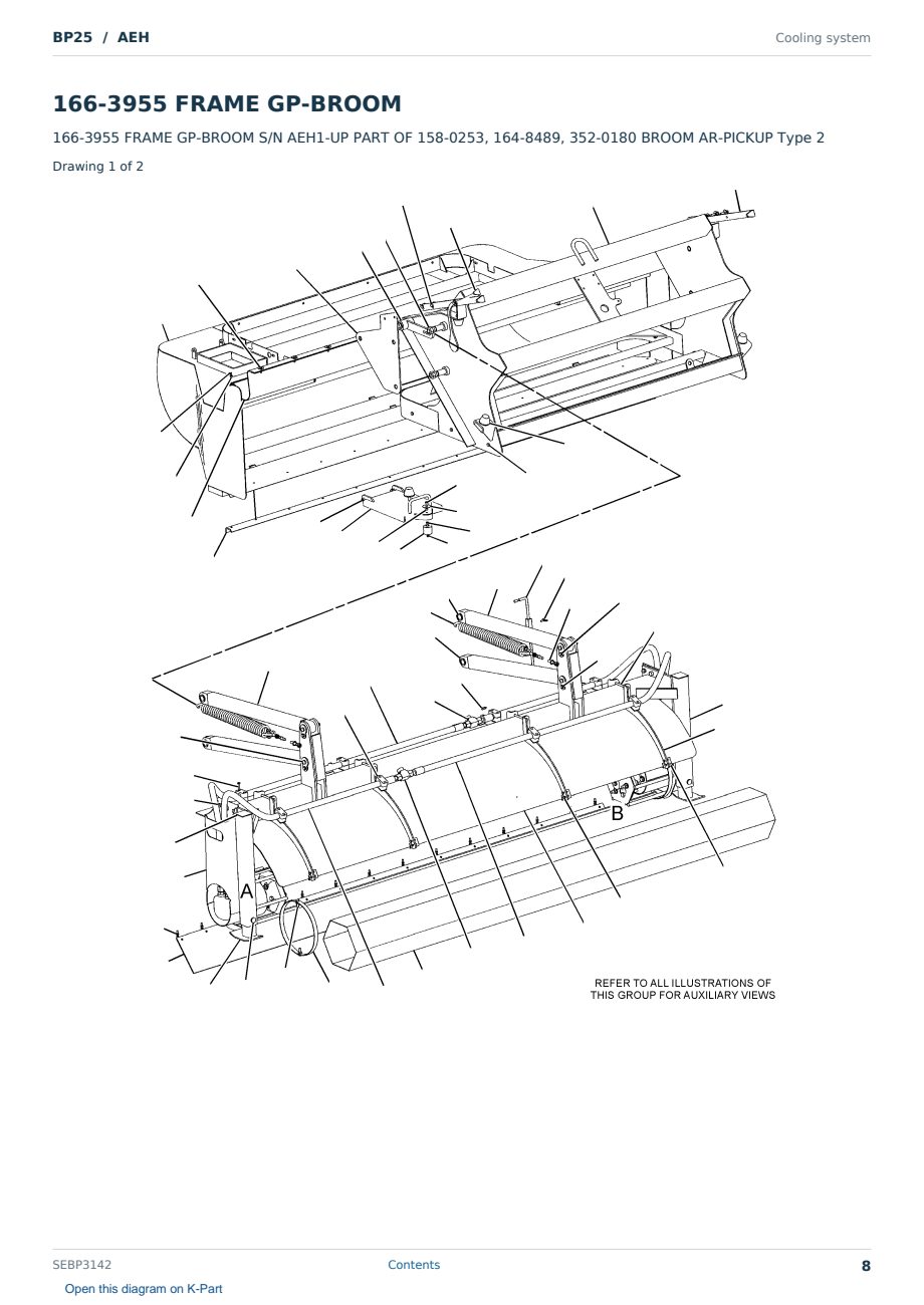 Caterpillar BP25 S/N AEH Partsbook SEBP3142 (English) - sample page 8 of 10 Caterpillar BP25 S/N AEH Partsbook SEBP3142 (English) - sample page 8 of 10