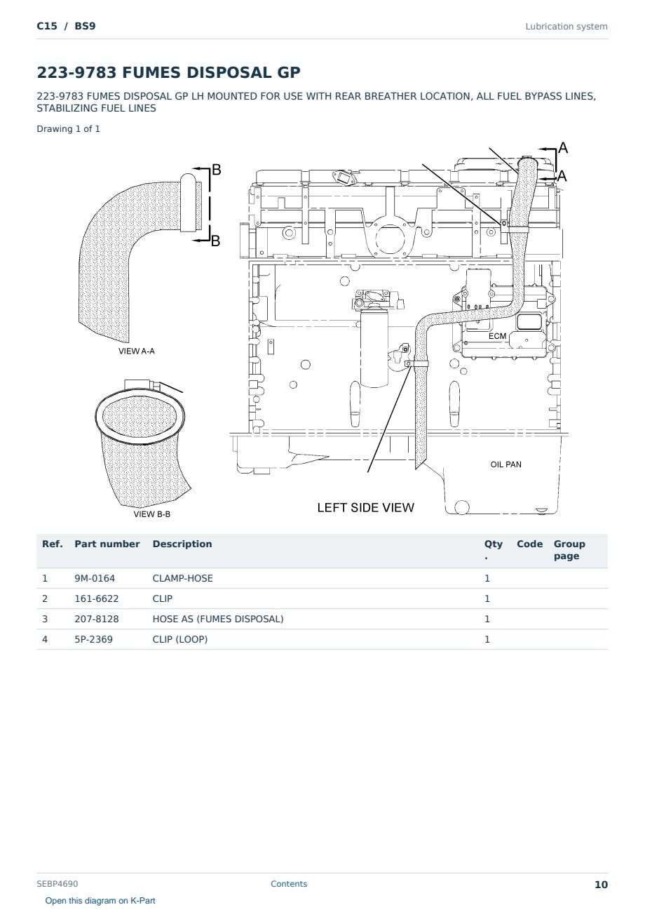Caterpillar C15 S/N BS9 Partsbook SEBP4690 (English) - sample page 10 of 10 Caterpillar C15 S/N BS9 Partsbook SEBP4690 (English) - sample page 10 of 10