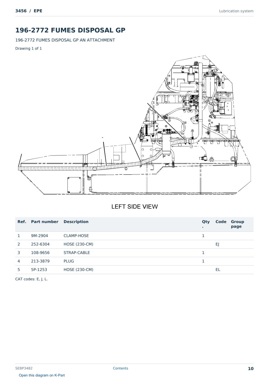 Caterpillar 3456 S/N EPE Partsbook SEBP3482 (English) - sample page 10 of 10 Caterpillar 3456 S/N EPE Partsbook SEBP3482 (English) - sample page 10 of 10