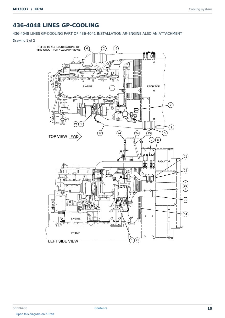 Caterpillar MH3037 S/N KPM Partsbook SEBP6430 (English) - sample page 10 of 10 Caterpillar MH3037 S/N KPM Partsbook SEBP6430 (English) - sample page 10 of 10