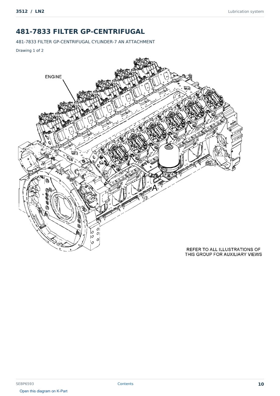 Caterpillar 3512 S/N LN2 Partsbook SEBP6593 (English) - sample page 10 of 10 Caterpillar 3512 S/N LN2 Partsbook SEBP6593 (English) - sample page 10 of 10