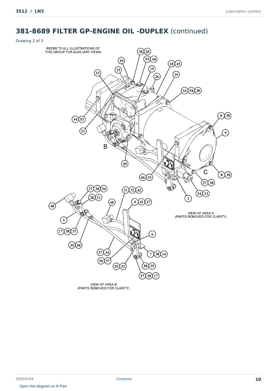 Caterpillar 3512 S/N LN3 Partsbook SEBP6594 (English) - sample page 10 of 10 Caterpillar 3512 S/N LN3 Partsbook SEBP6594 (English) - sample page 10 of 10
