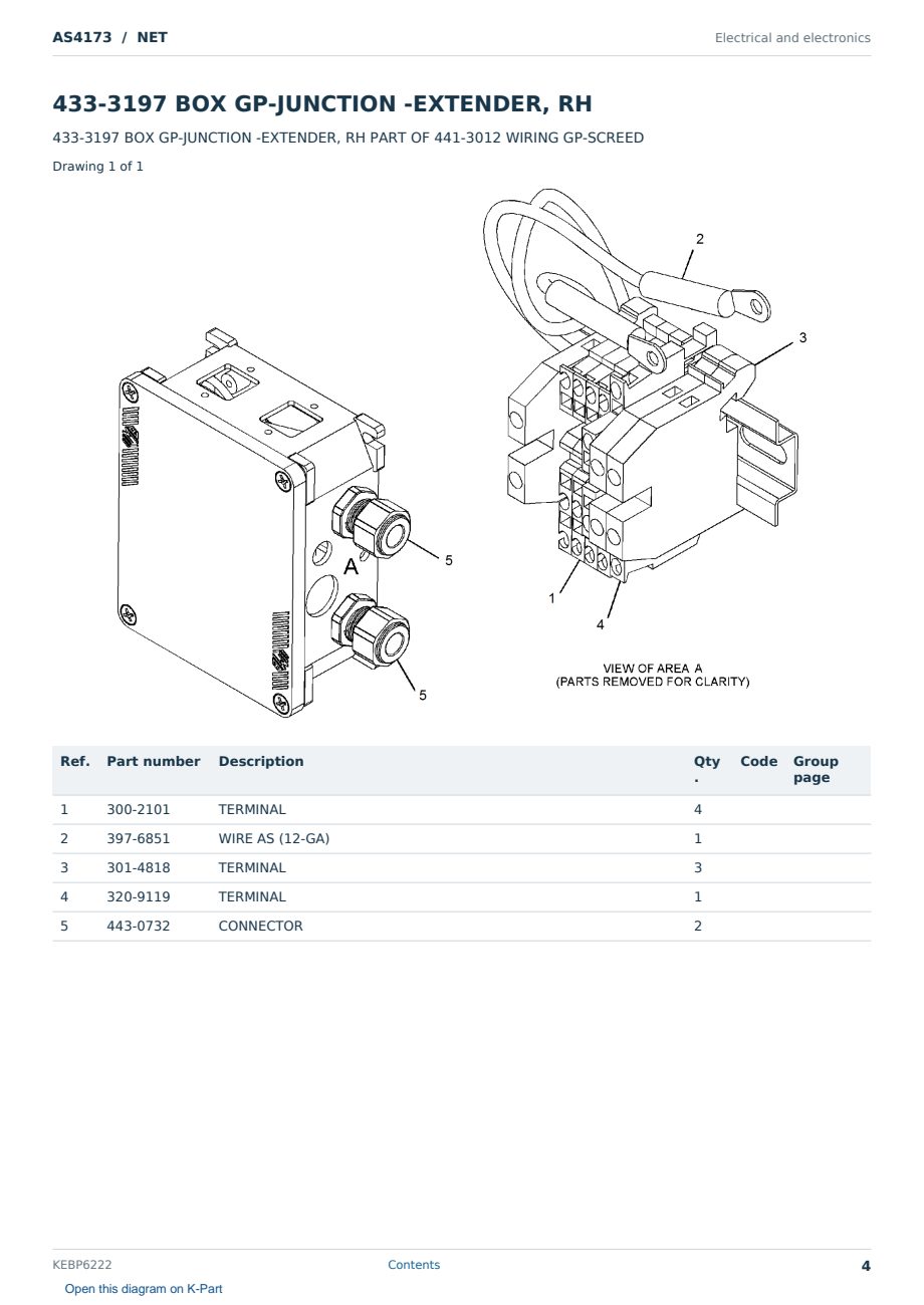 Caterpillar AS4173 S/N NET Partsbook KEBP6222 (English) - sample page 4 of 10 Caterpillar AS4173 S/N NET Partsbook KEBP6222 (English) - sample page 4 of 10