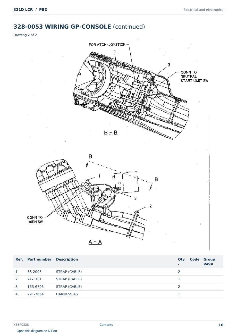 Caterpillar 321D LCR S/N PBD Partsbook XEBP0328 (English) - sample page 10 of 10 Caterpillar 321D LCR S/N PBD Partsbook XEBP0328 (English) - sample page 10 of 10