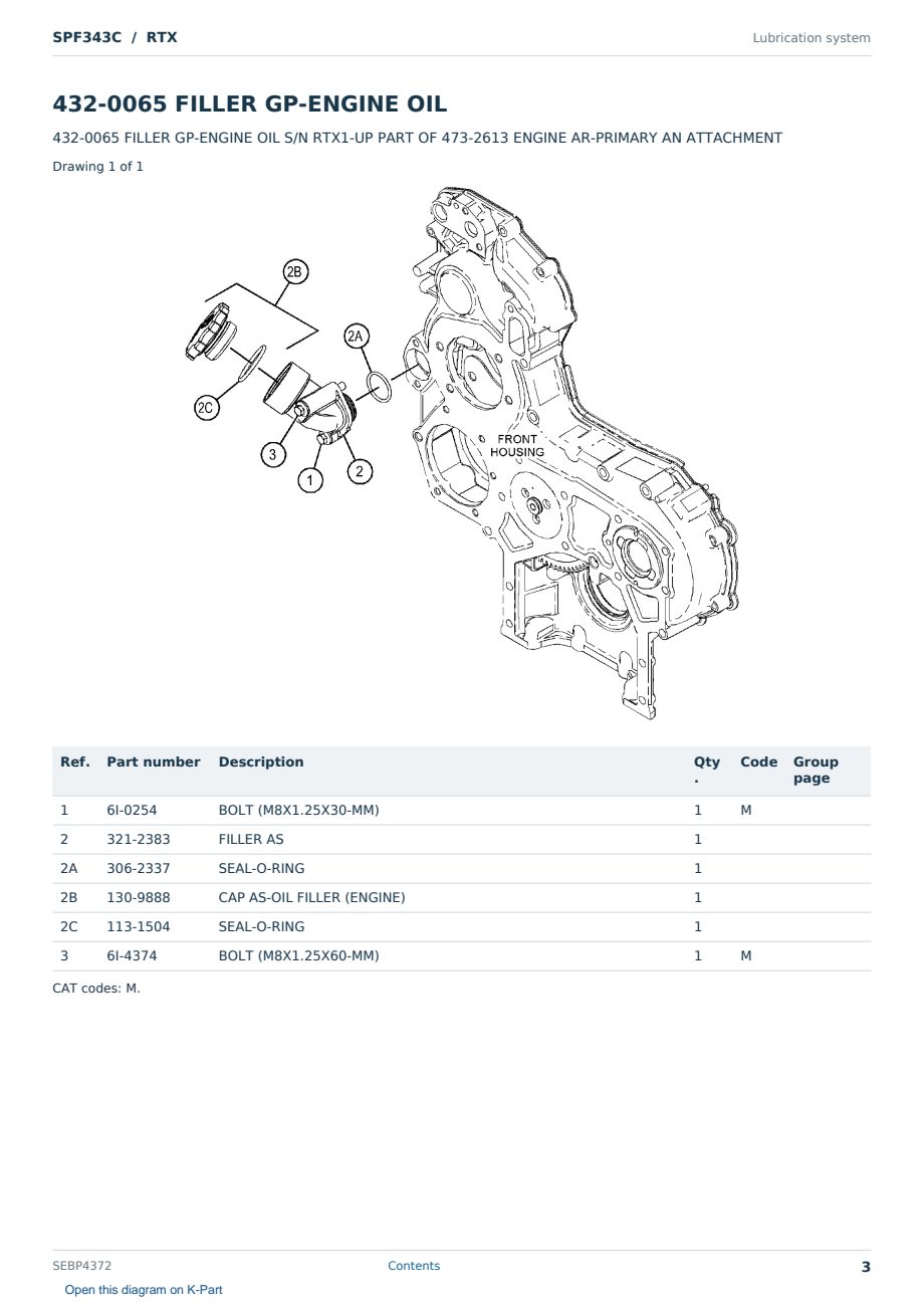 Caterpillar SPF343C S/N RTX Partsbook SEBP4372 (English) - sample page 3 of 10 Caterpillar SPF343C S/N RTX Partsbook SEBP4372 (English) - sample page 3 of 10