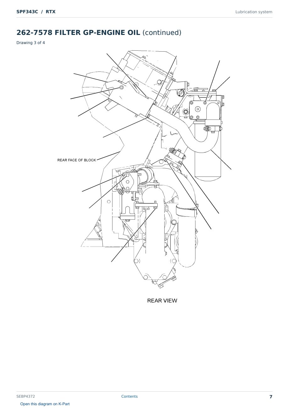 Caterpillar SPF343C S/N RTX Partsbook SEBP4372 (English) - sample page 7 of 10 Caterpillar SPF343C S/N RTX Partsbook SEBP4372 (English) - sample page 7 of 10