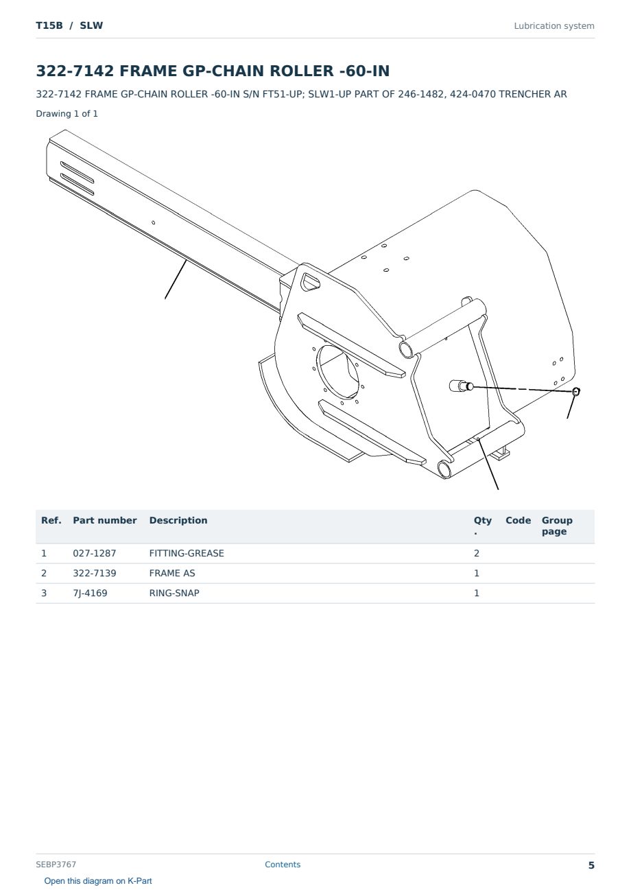 Caterpillar T15B S/N SLW Partsbook SEBP3767 (English) - sample page 5 of 10 Caterpillar T15B S/N SLW Partsbook SEBP3767 (English) - sample page 5 of 10