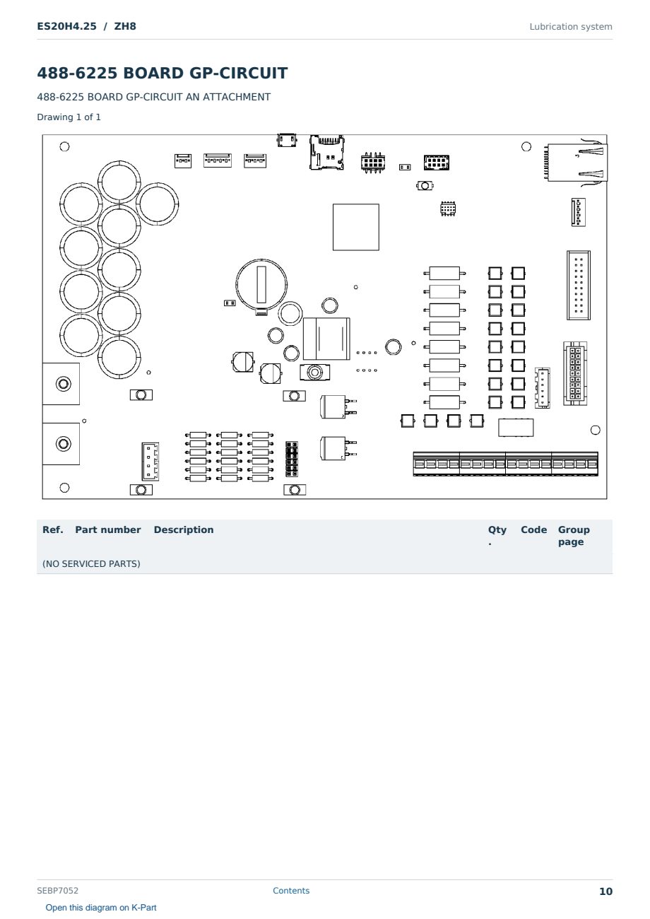 Caterpillar ES20H4.25 S/N ZH8 Partsbook SEBP7052 (English) - sample page 10 of 10 Caterpillar ES20H4.25 S/N ZH8 Partsbook SEBP7052 (English) - sample page 10 of 10