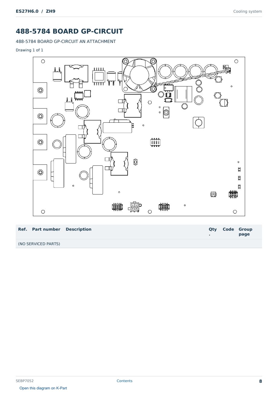 Caterpillar ES27H6.0 S/N ZH9 Partsbook SEBP7052 (English) - sample page 8 of 10 Caterpillar ES27H6.0 S/N ZH9 Partsbook SEBP7052 (English) - sample page 8 of 10