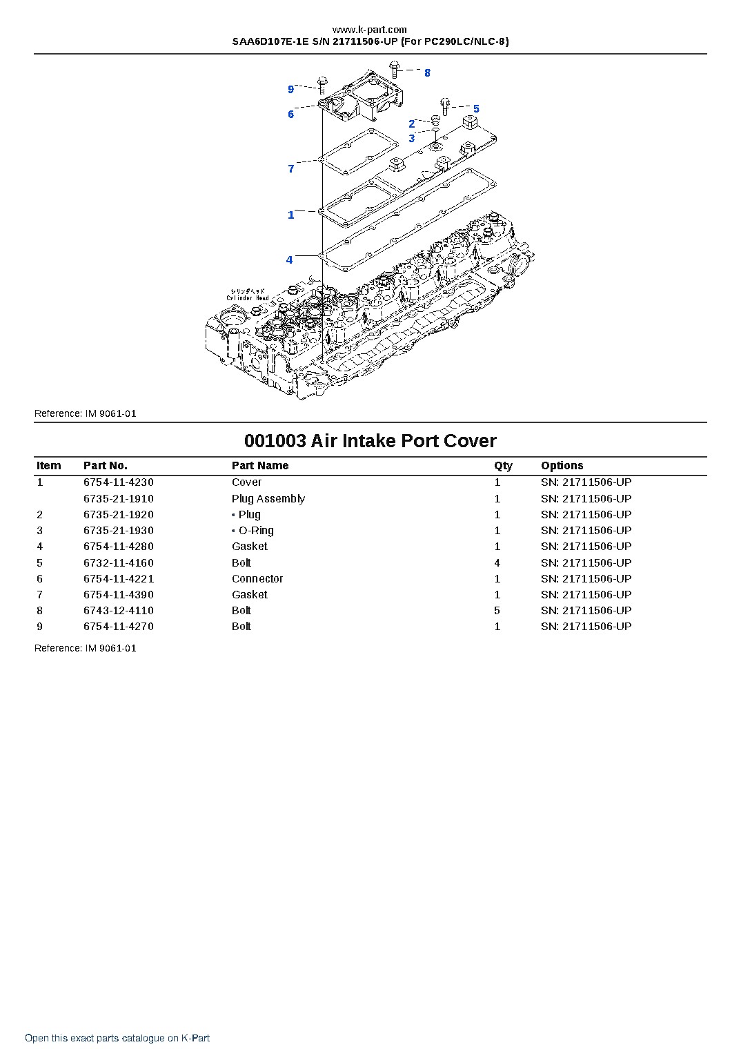 SAA6D107E-1E S/N 21711506-UP (For PC290LC/NLC-8) – sample page 3 SAA6D107E-1E S/N 21711506-UP (For PC290LC/NLC-8) – sample page 3