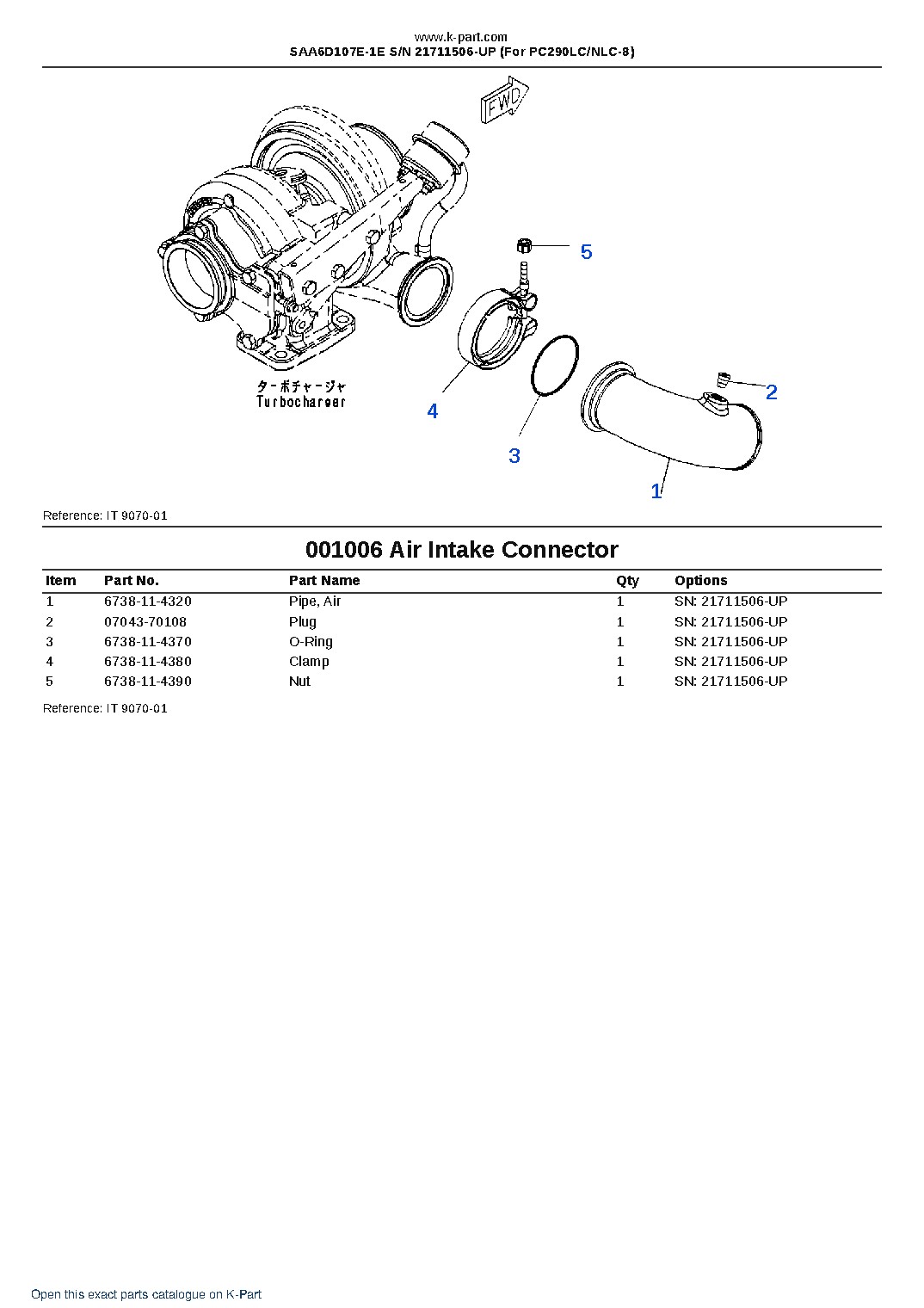 SAA6D107E-1E S/N 21711506-UP (For PC290LC/NLC-8) – sample page 6 SAA6D107E-1E S/N 21711506-UP (For PC290LC/NLC-8) – sample page 6