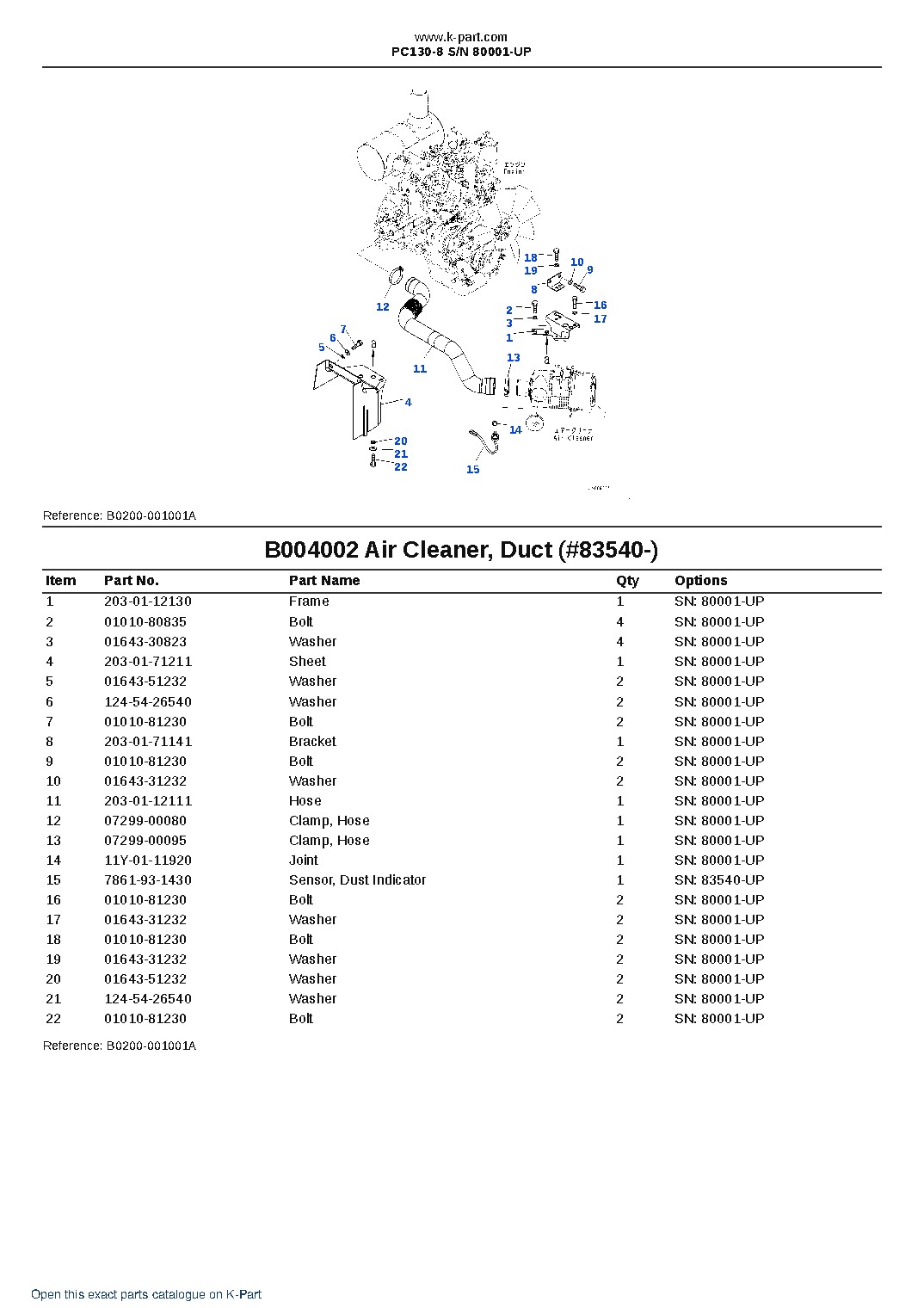 PC130-8 S/N 80001-UP – sample page 6 PC130-8 S/N 80001-UP – sample page 6