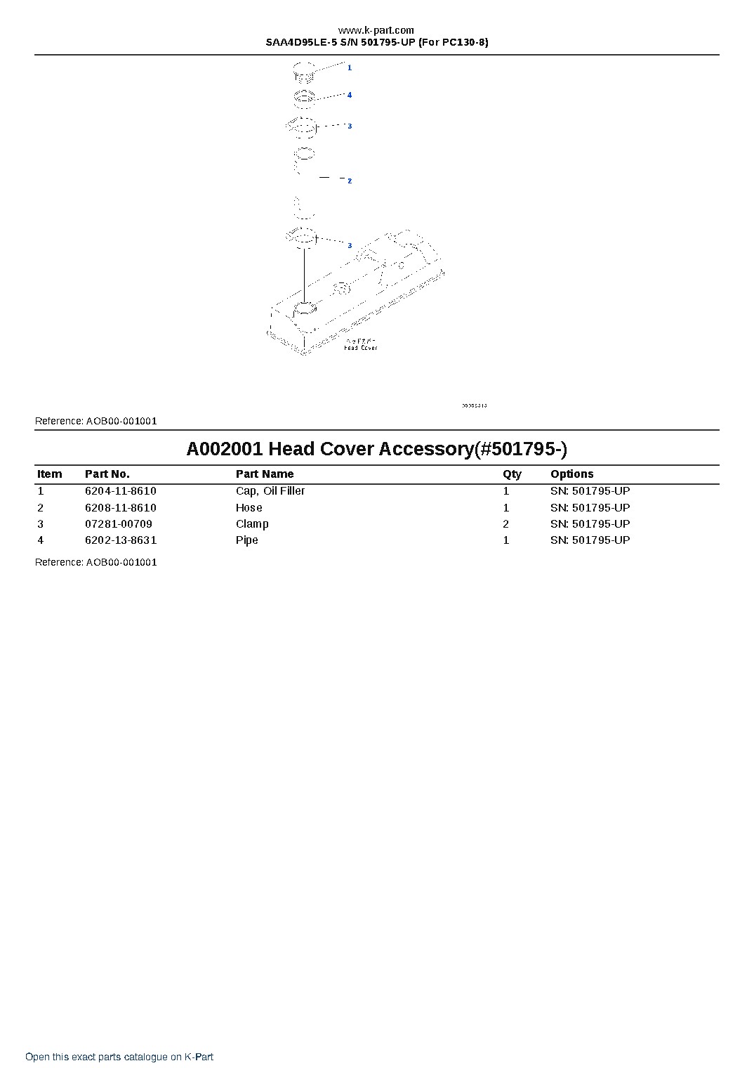 SAA4D95LE-5 S/N 501795-UP (For PC130-8) – sample page 2