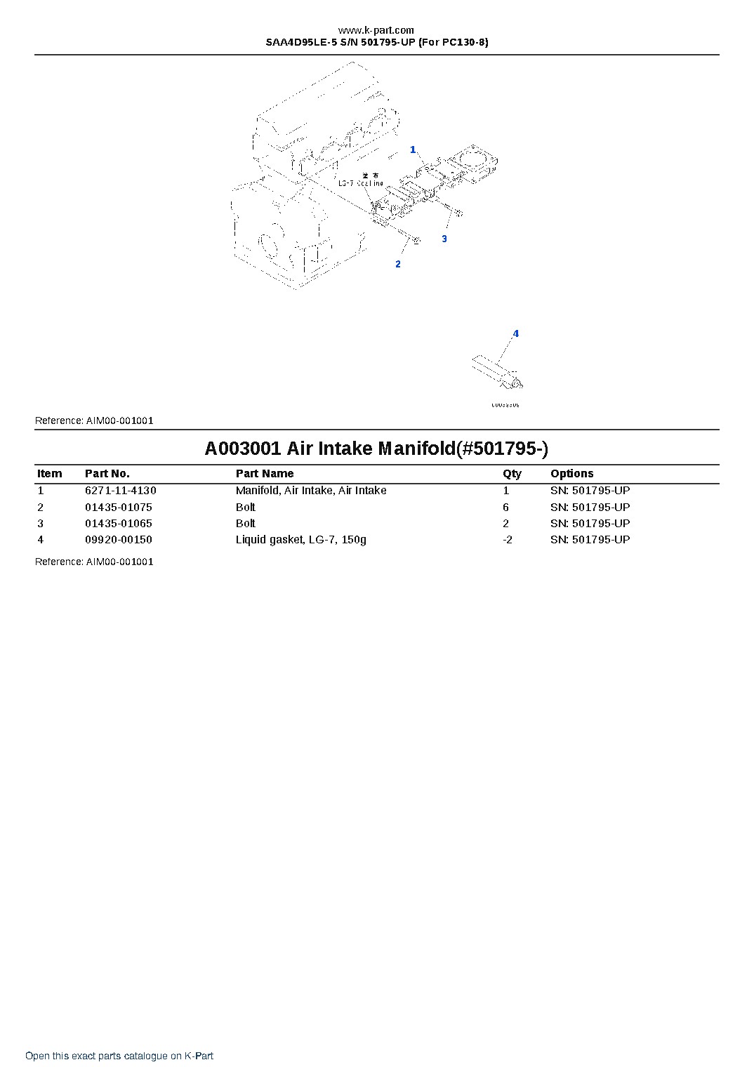 SAA4D95LE-5 S/N 501795-UP (For PC130-8) – sample page 3