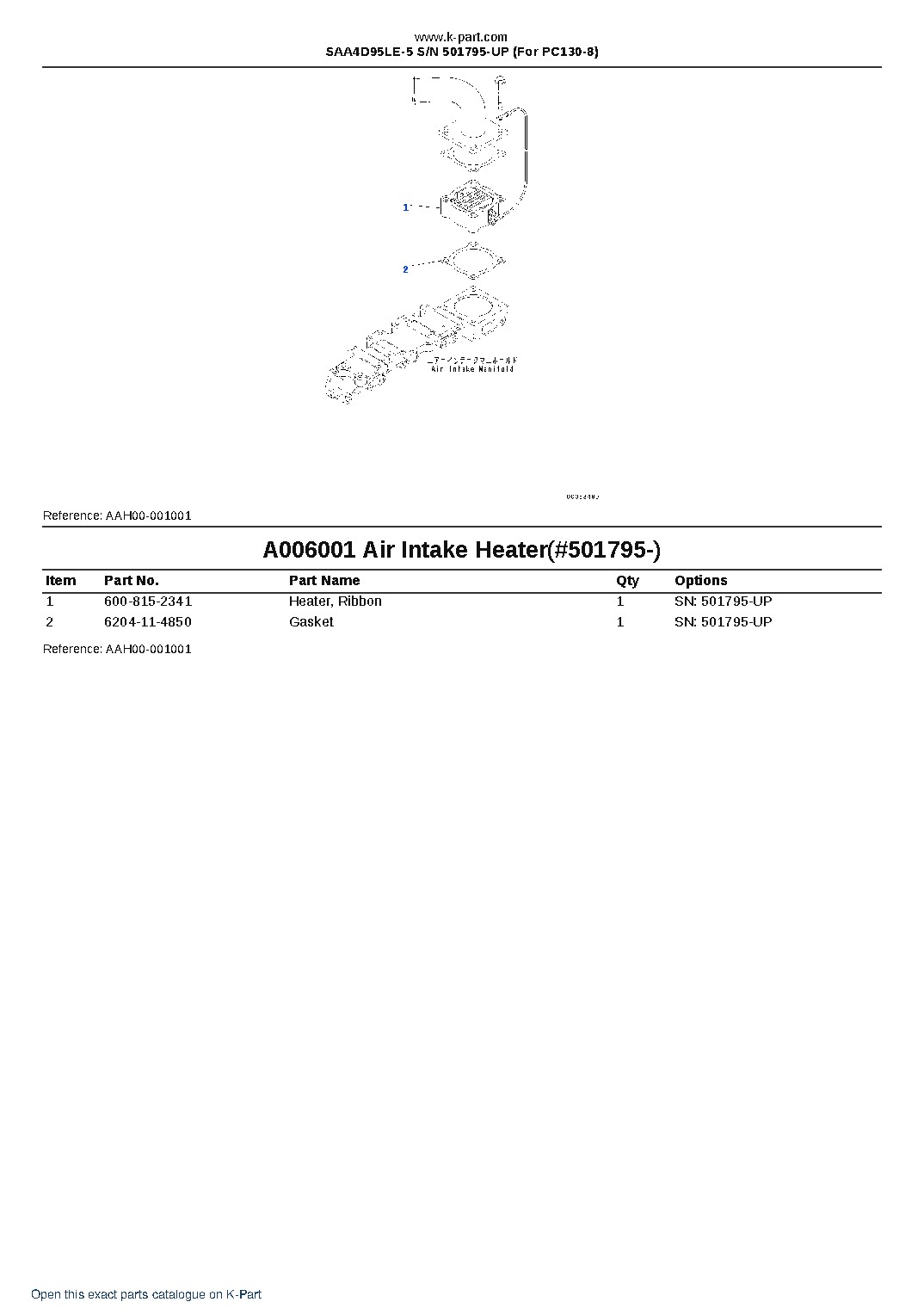 SAA4D95LE-5 S/N 501795-UP (For PC130-8) – sample page 6
