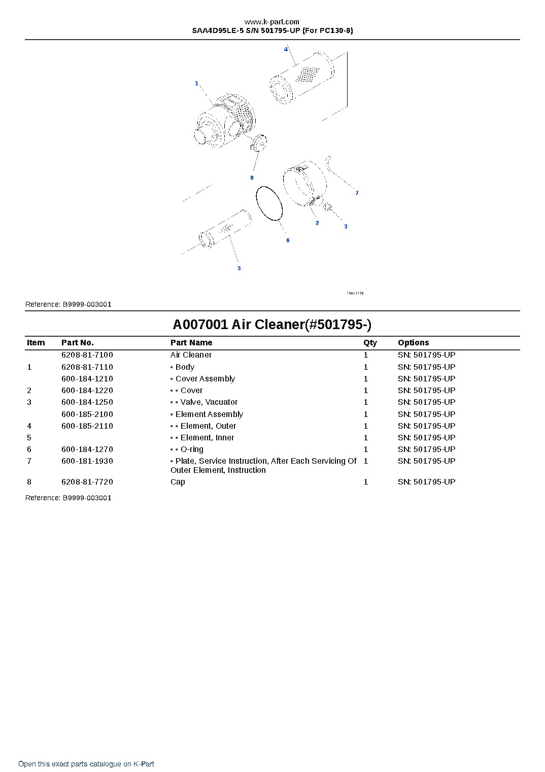 SAA4D95LE-5 S/N 501795-UP (For PC130-8) – sample page 7