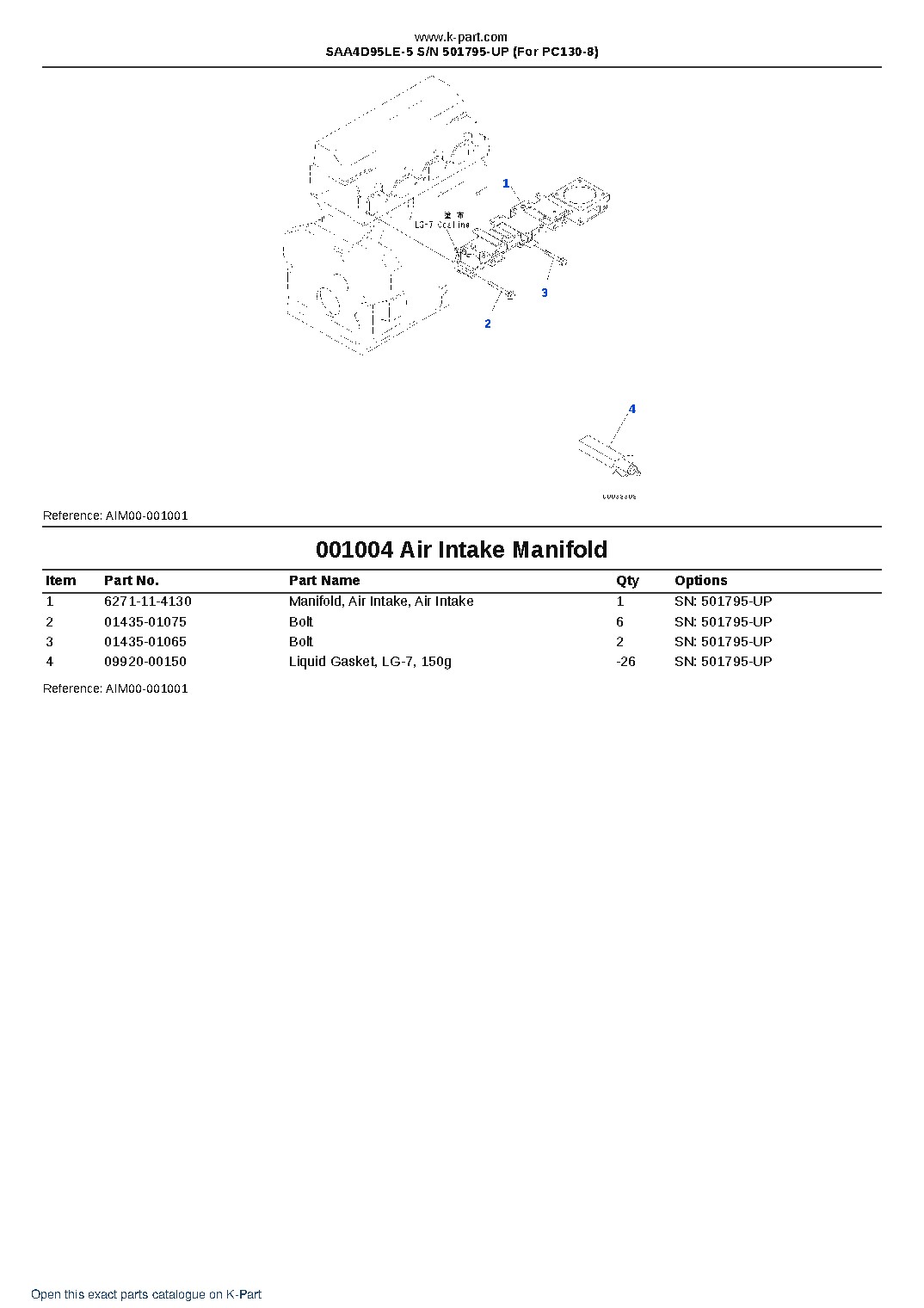 SAA4D95LE-5 S/N 501795-UP (For PC130-8) – sample page 4