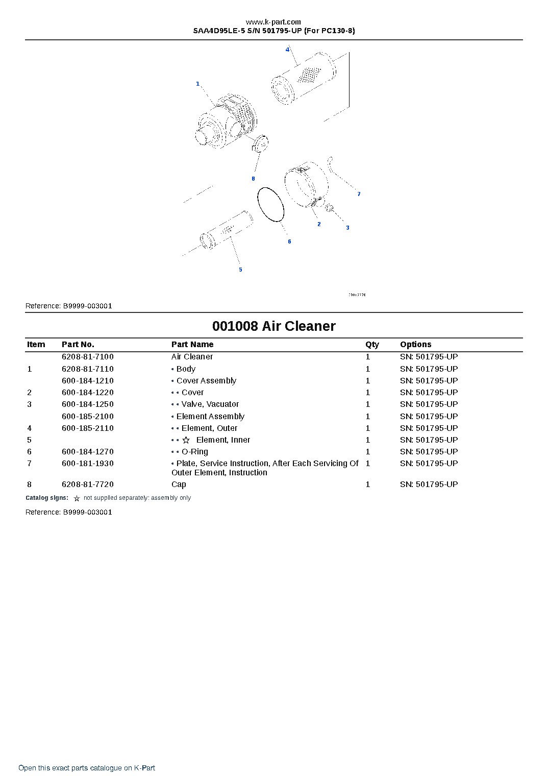 SAA4D95LE-5 S/N 501795-UP (For PC130-8) – sample page 8