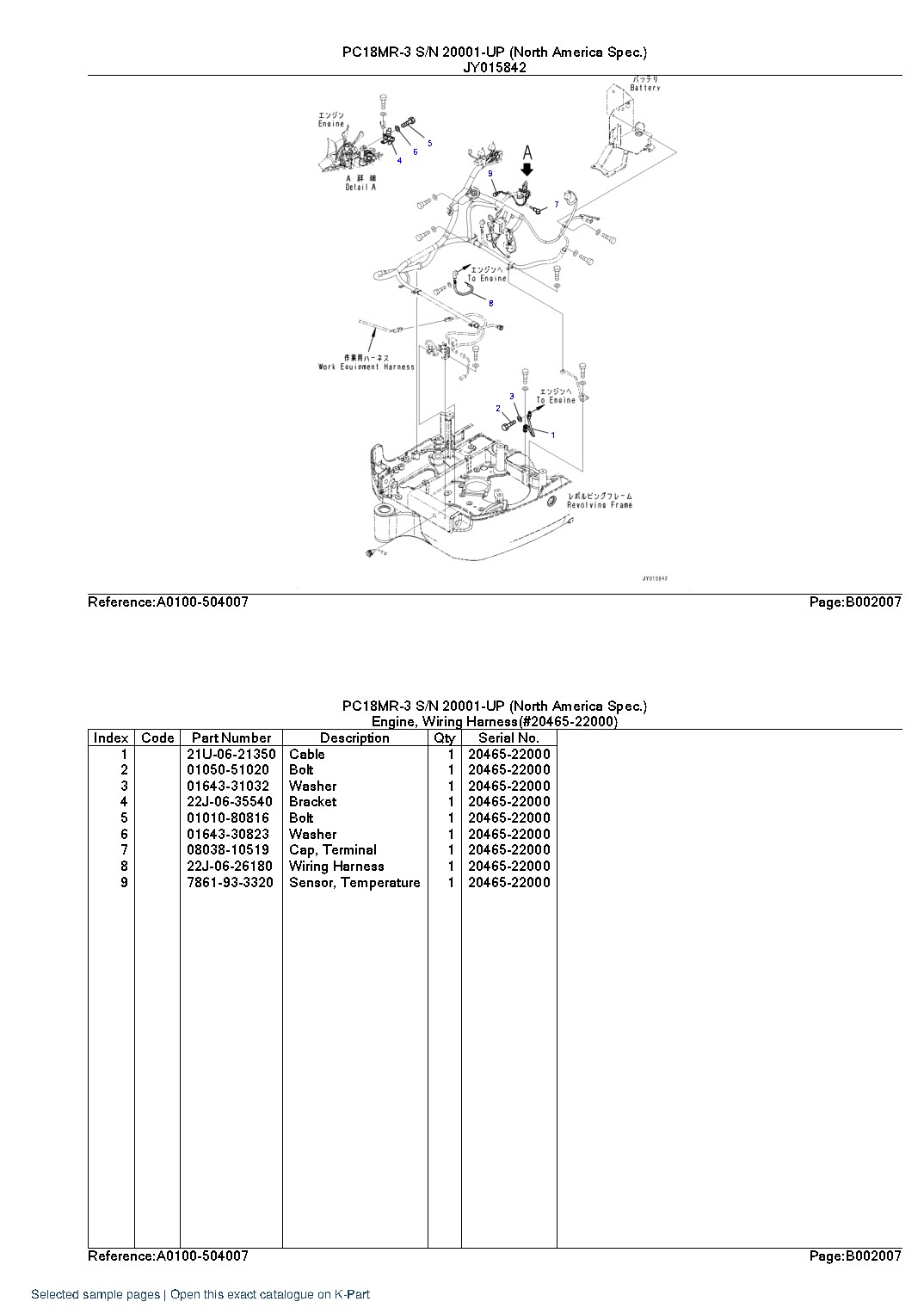 PC18MR-3 S/N 20001-UP (North America Spec.) – sample page 8