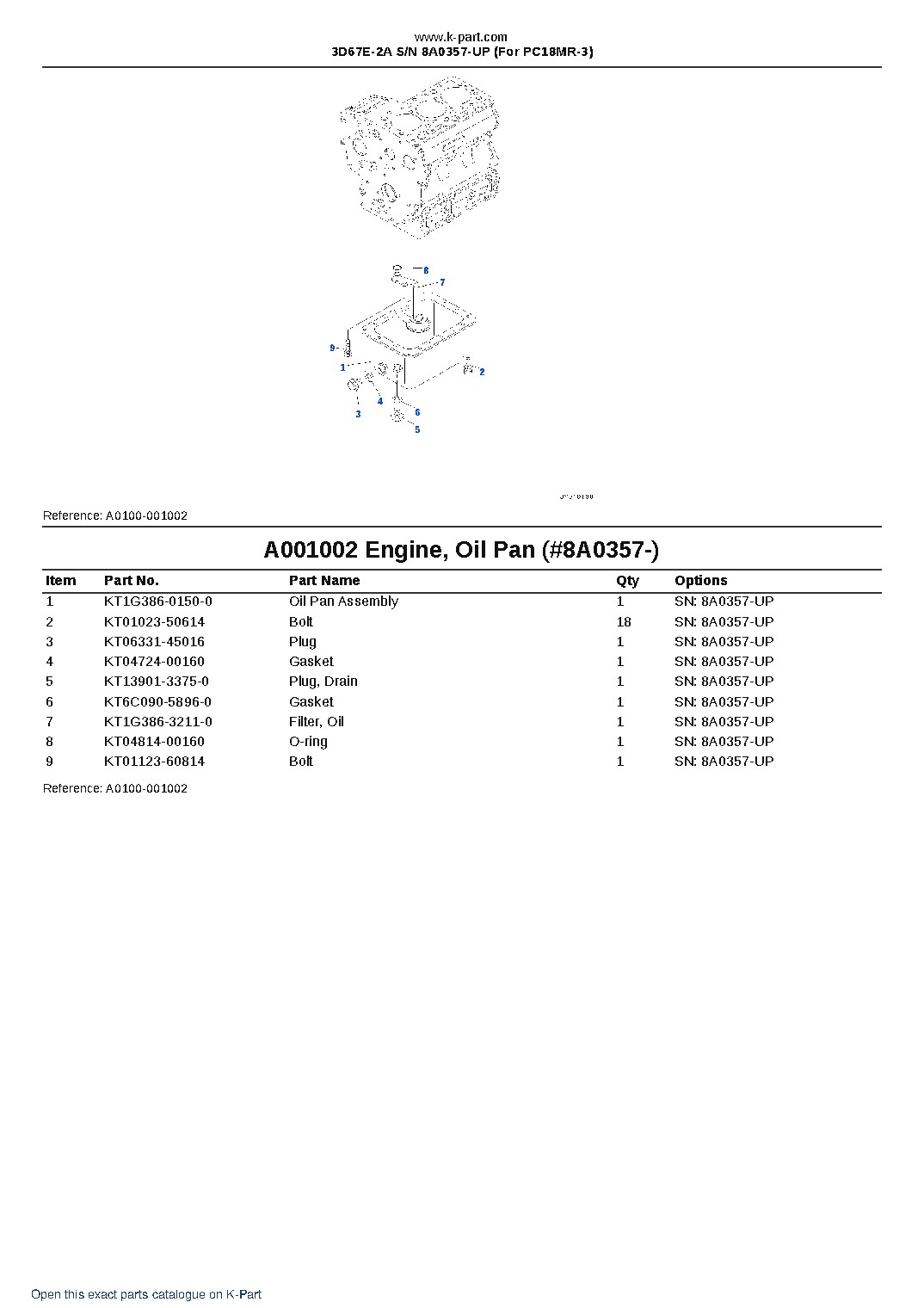 3D67E-2A S/N 8A0357-UP (For PC18MR-3) – sample page 2