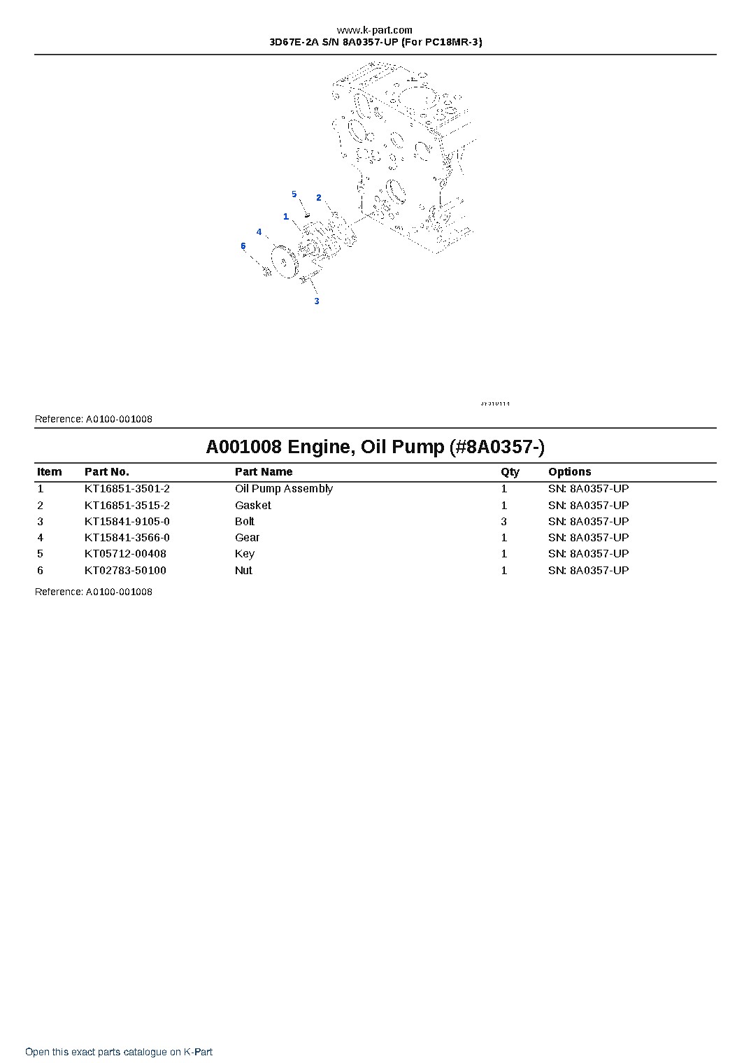 3D67E-2A S/N 8A0357-UP (For PC18MR-3) – sample page 8