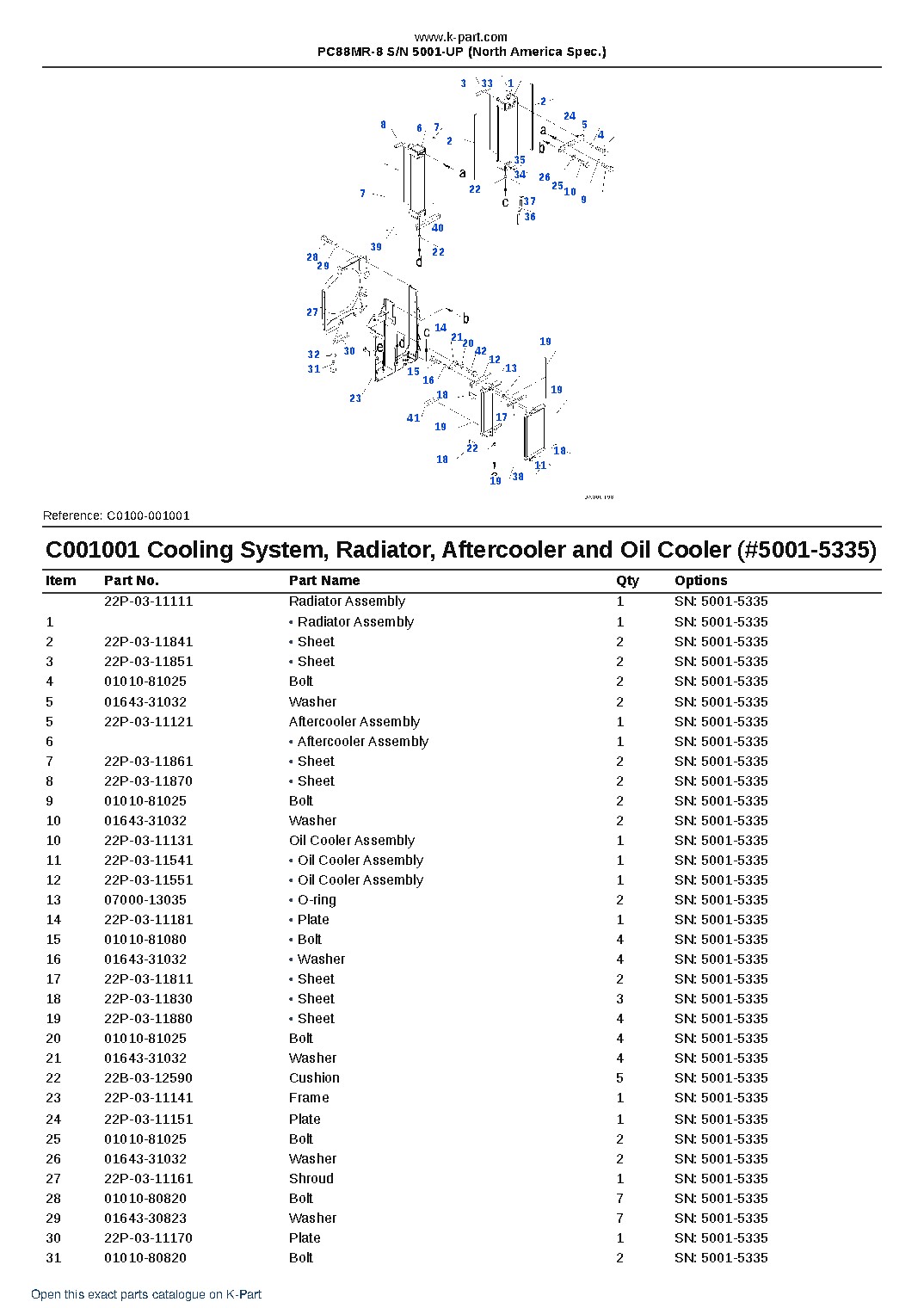 PC88MR-8 S/N 5001-UP (North America Spec.) – sample page 8 PC88MR-8 S/N 5001-UP (North America Spec.) – sample page 8