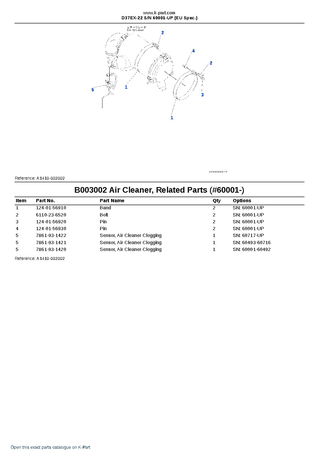D37EX-22 S/N 60001-UP (EU Spec.) – sample page 7