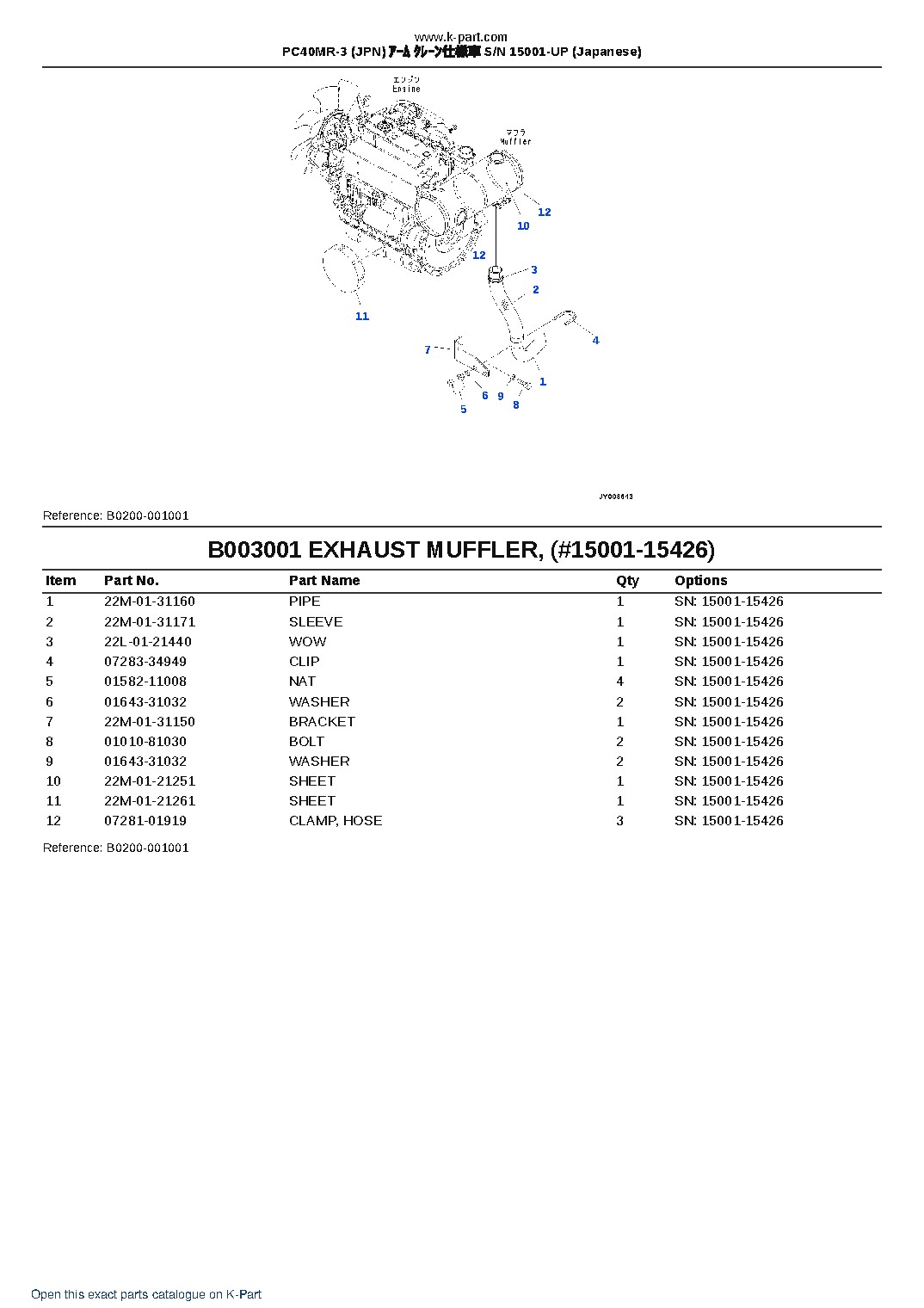 PC40MR-3 (JPN) ｱｰﾑ ｸﾚｰﾝ仕様車 S/N 15001-UP (Japanese) – sample page 3
