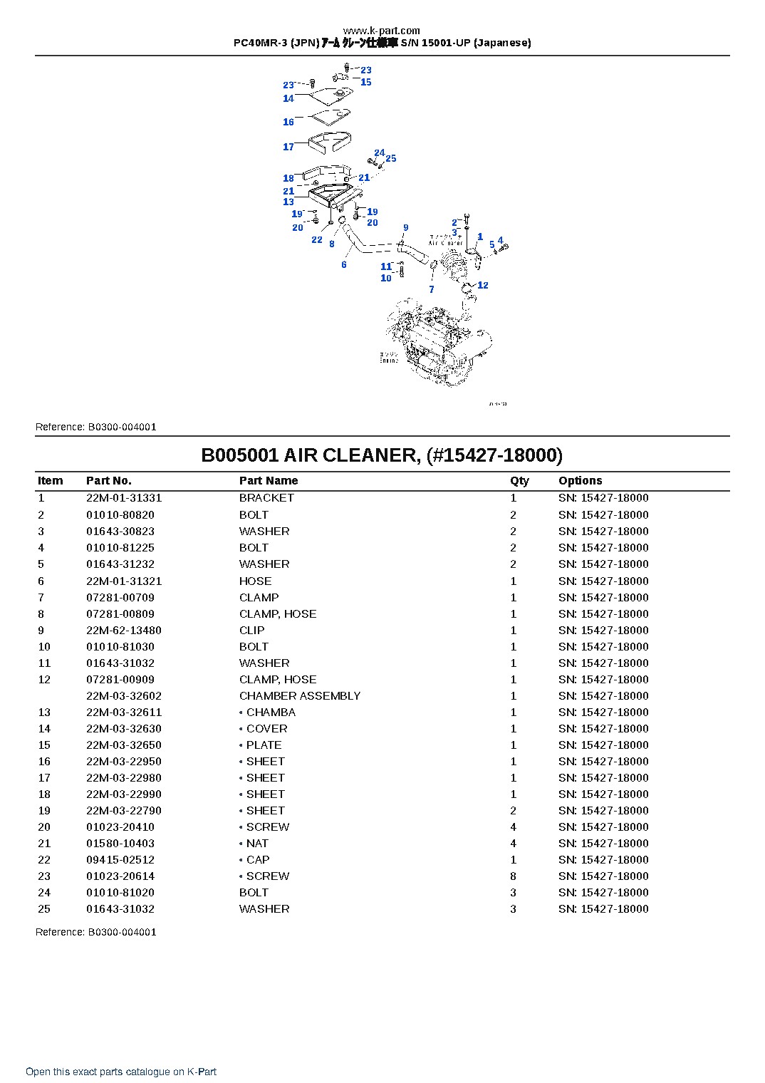 PC40MR-3 (JPN) ｱｰﾑ ｸﾚｰﾝ仕様車 S/N 15001-UP (Japanese) – sample page 5