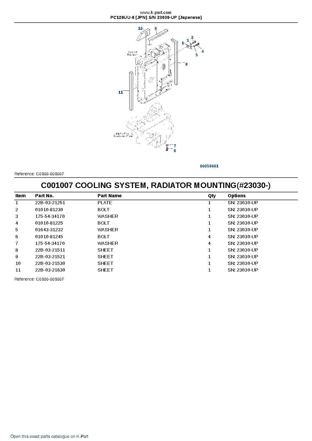 PC128UU-8 (JPN)  S/N 23030-UP (Japanese) – sample page 10