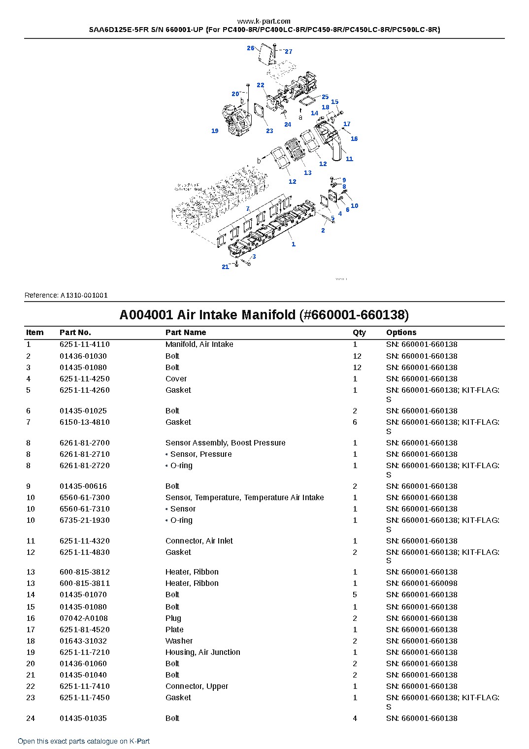 SAA6D125E-5FR S/N 660001-UP (For PC400-8R/PC400LC-8R/PC450-8R/PC450LC-8R/PC500LC-8R) – sample page 6 SAA6D125E-5FR S/N 660001-UP (For PC400-8R/PC400LC-8R/PC450-8R/PC450LC-8R/PC500LC-8R) – sample page 6
