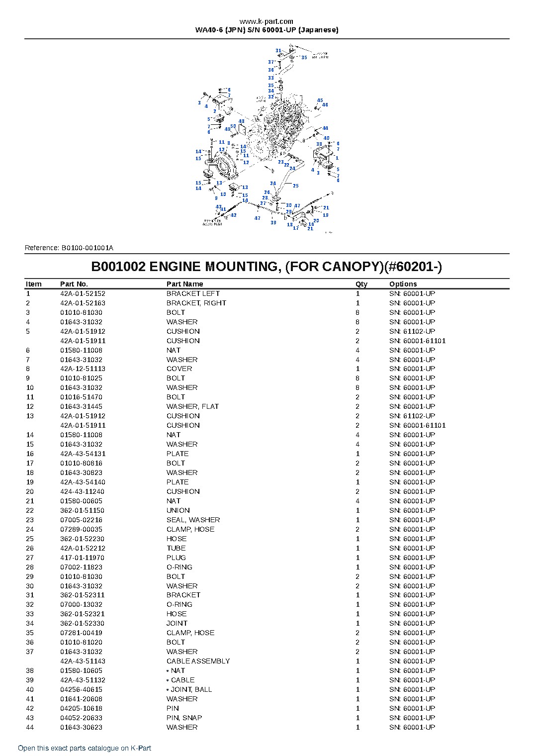 WA40-6 (JPN) S/N 60001-UP (Japanese) – sample page 3 WA40-6 (JPN) S/N 60001-UP (Japanese) – sample page 3