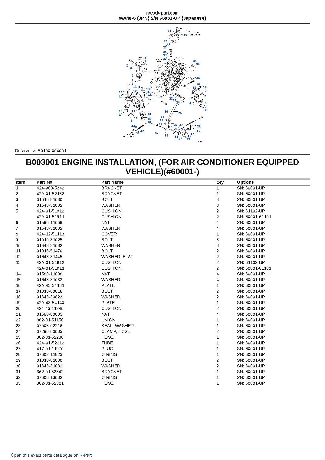 WA40-6 (JPN) S/N 60001-UP (Japanese) – sample page 7 WA40-6 (JPN) S/N 60001-UP (Japanese) – sample page 7