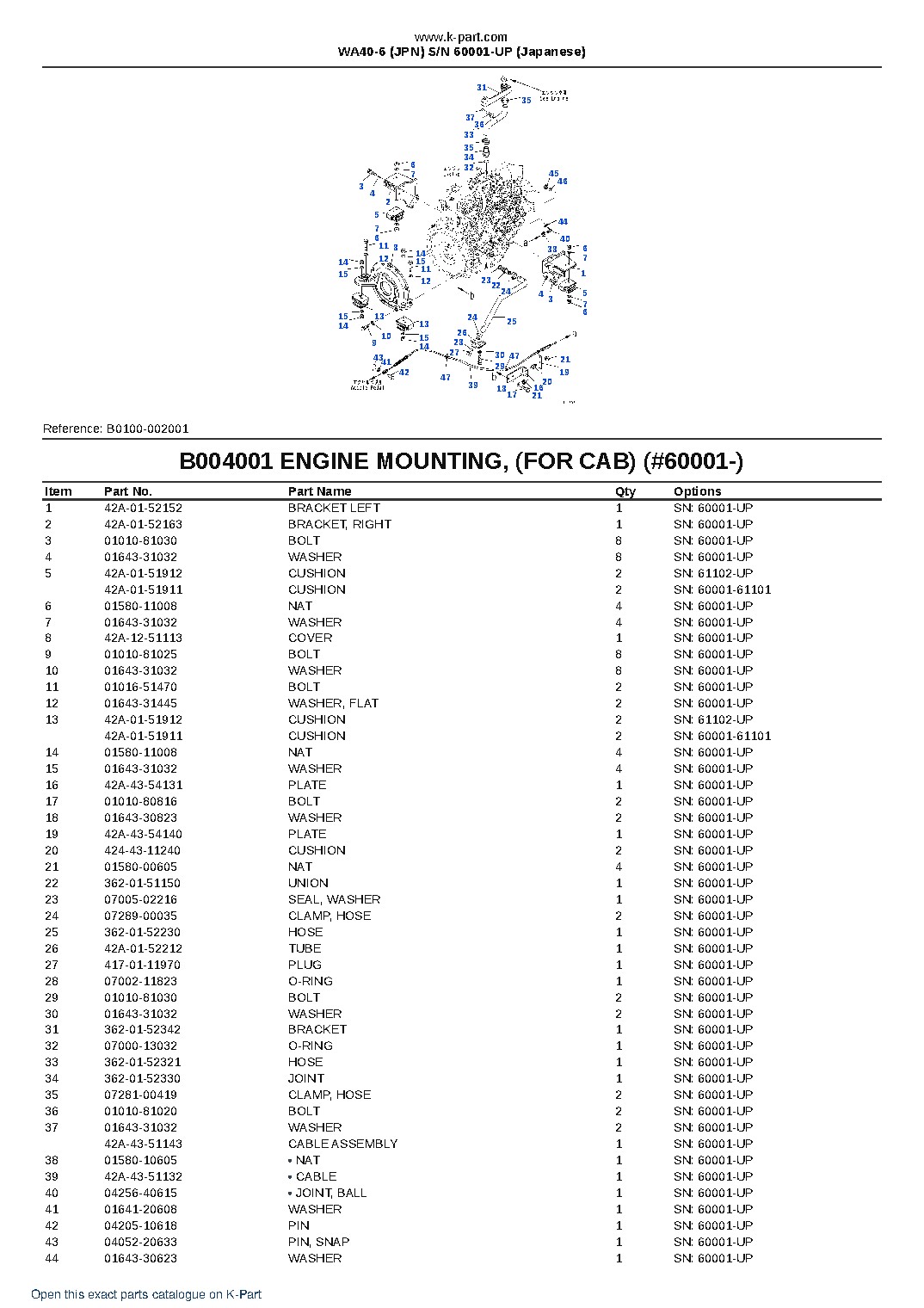 WA40-6 (JPN) S/N 60001-UP (Japanese) – sample page 9 WA40-6 (JPN) S/N 60001-UP (Japanese) – sample page 9