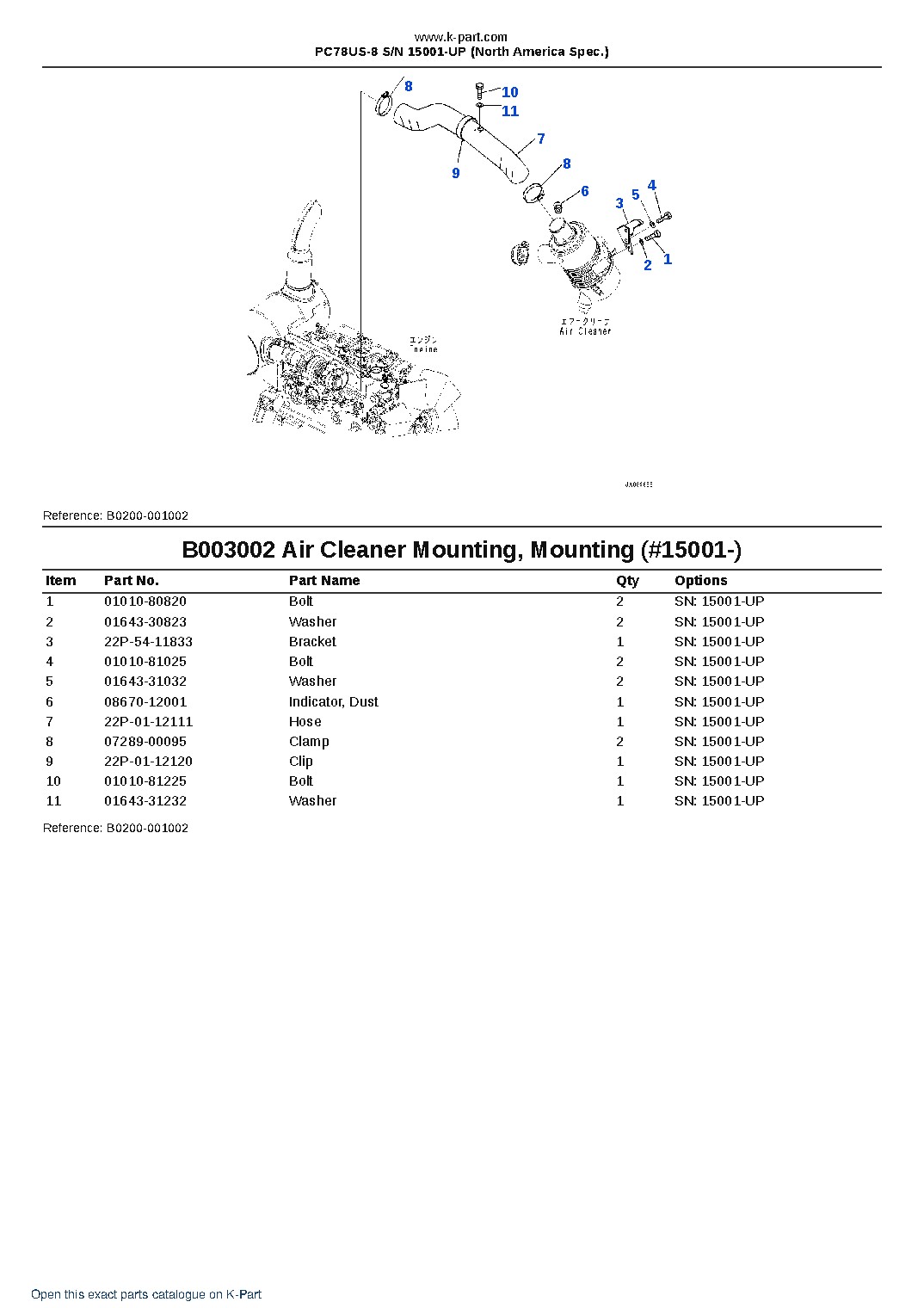 PC78US-8 S/N 15001-UP (North America Spec.) – sample page 5