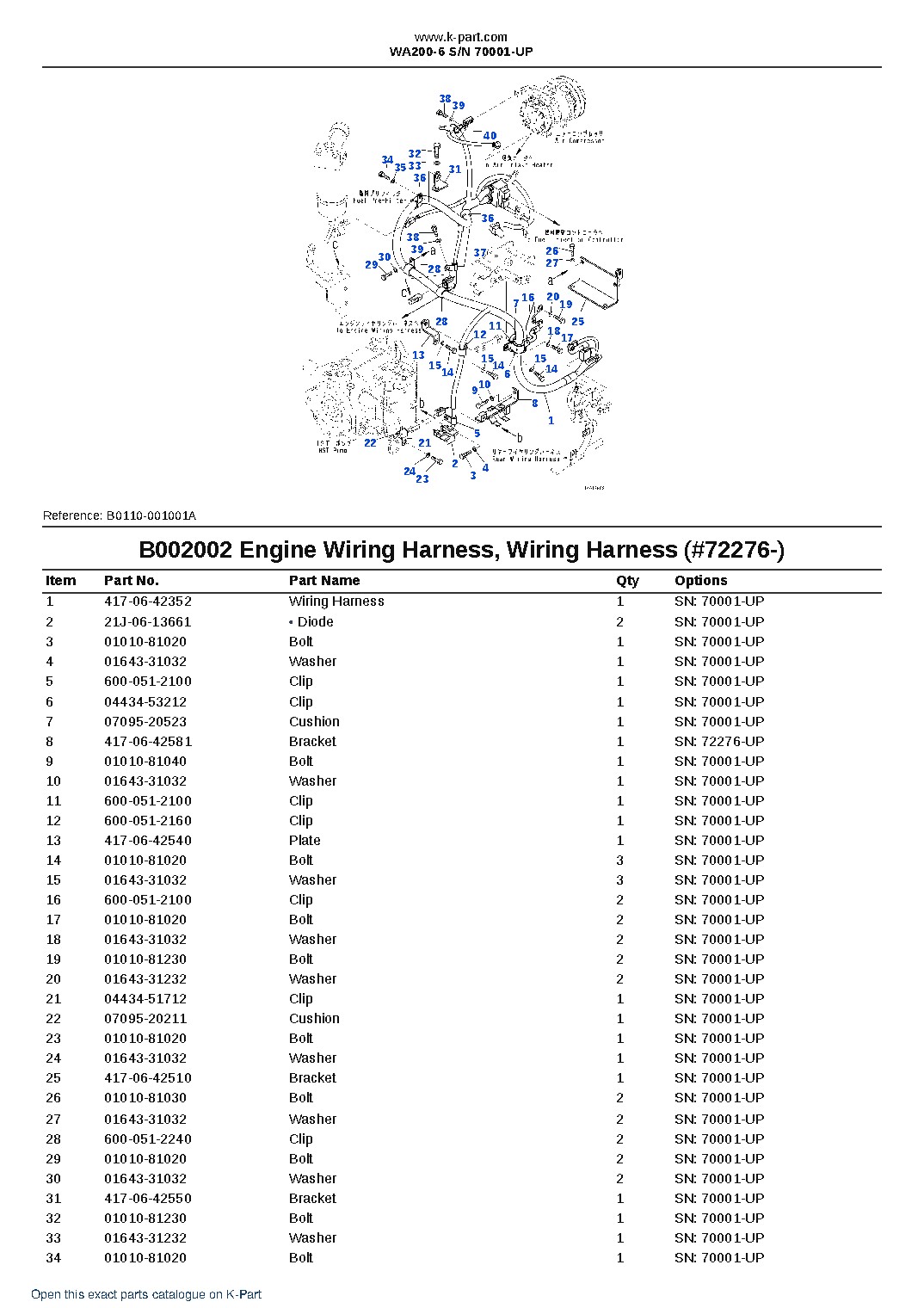 WA200-6 S/N 70001-UP – sample page 4