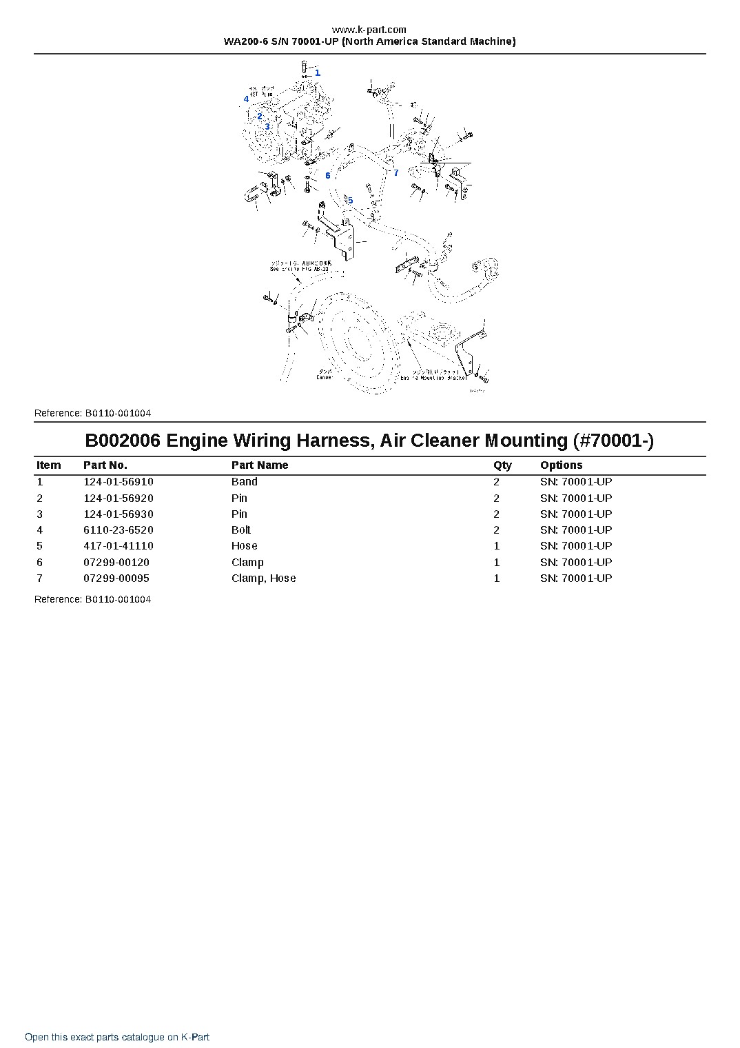 WA200-6 S/N 70001-UP (North America Standard Machine) – sample page 10