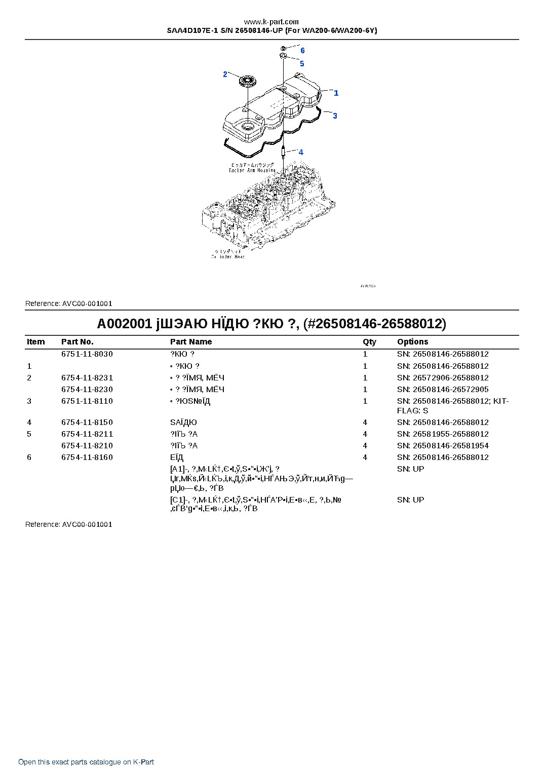 SAA4D107E-1 S/N 26508146-UP (For WA200-6/WA200-6Y) – sample page 5 SAA4D107E-1 S/N 26508146-UP (For WA200-6/WA200-6Y) – sample page 5