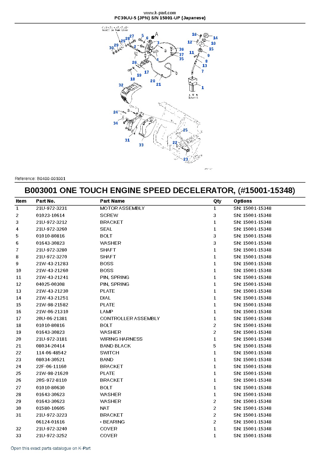 PC30UU-5 (JPN)  S/N 15001-UP (Japanese) – sample page 4