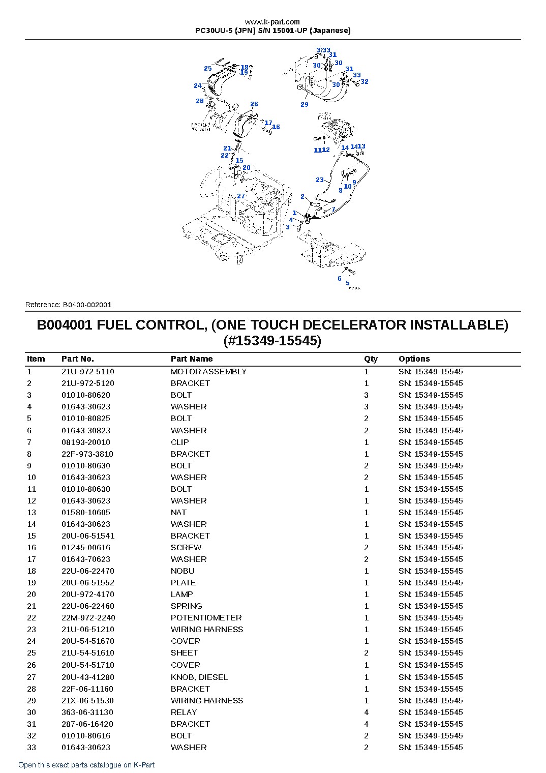 PC30UU-5 (JPN)  S/N 15001-UP (Japanese) – sample page 6