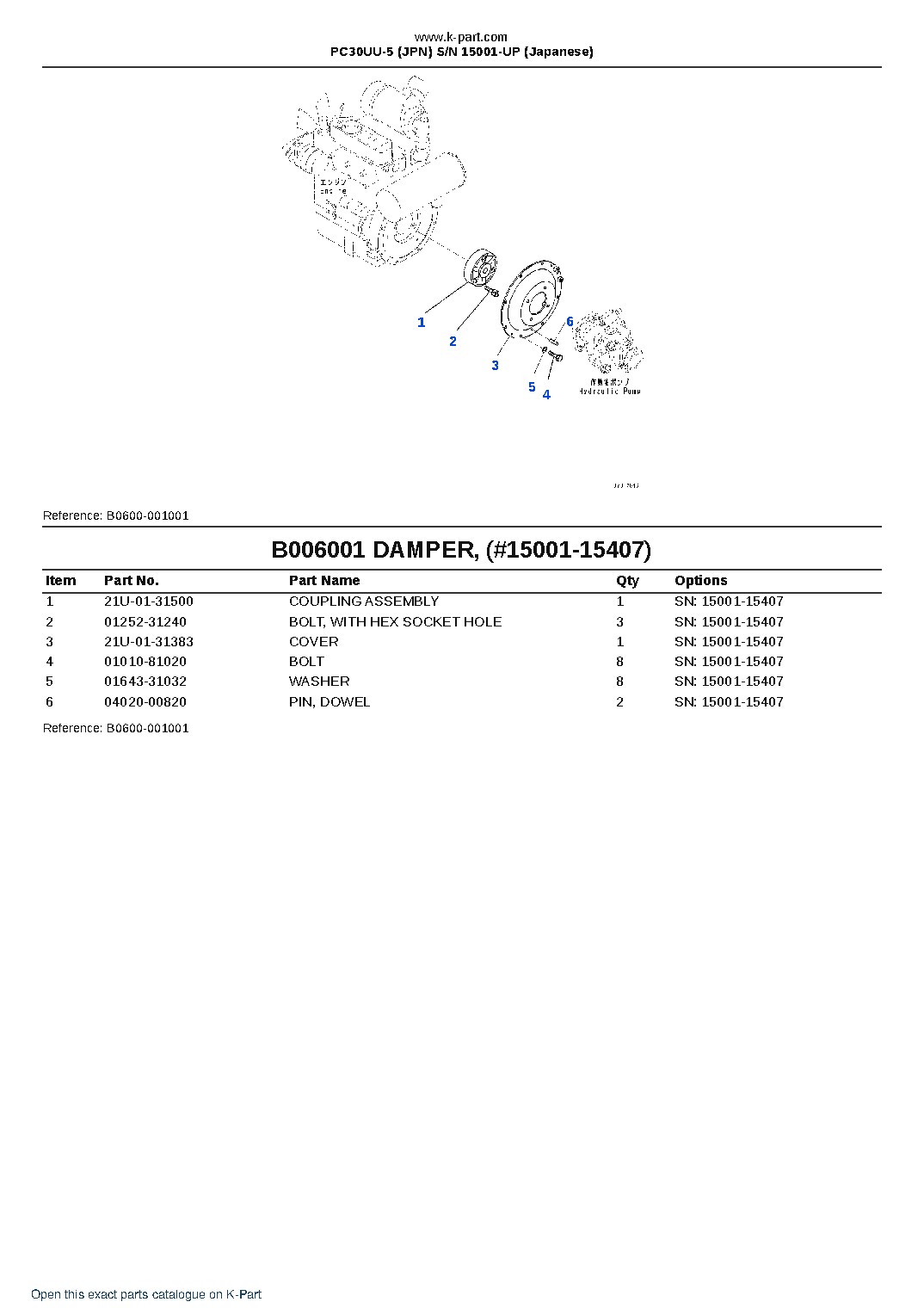 PC30UU-5 (JPN)  S/N 15001-UP (Japanese) – sample page 9