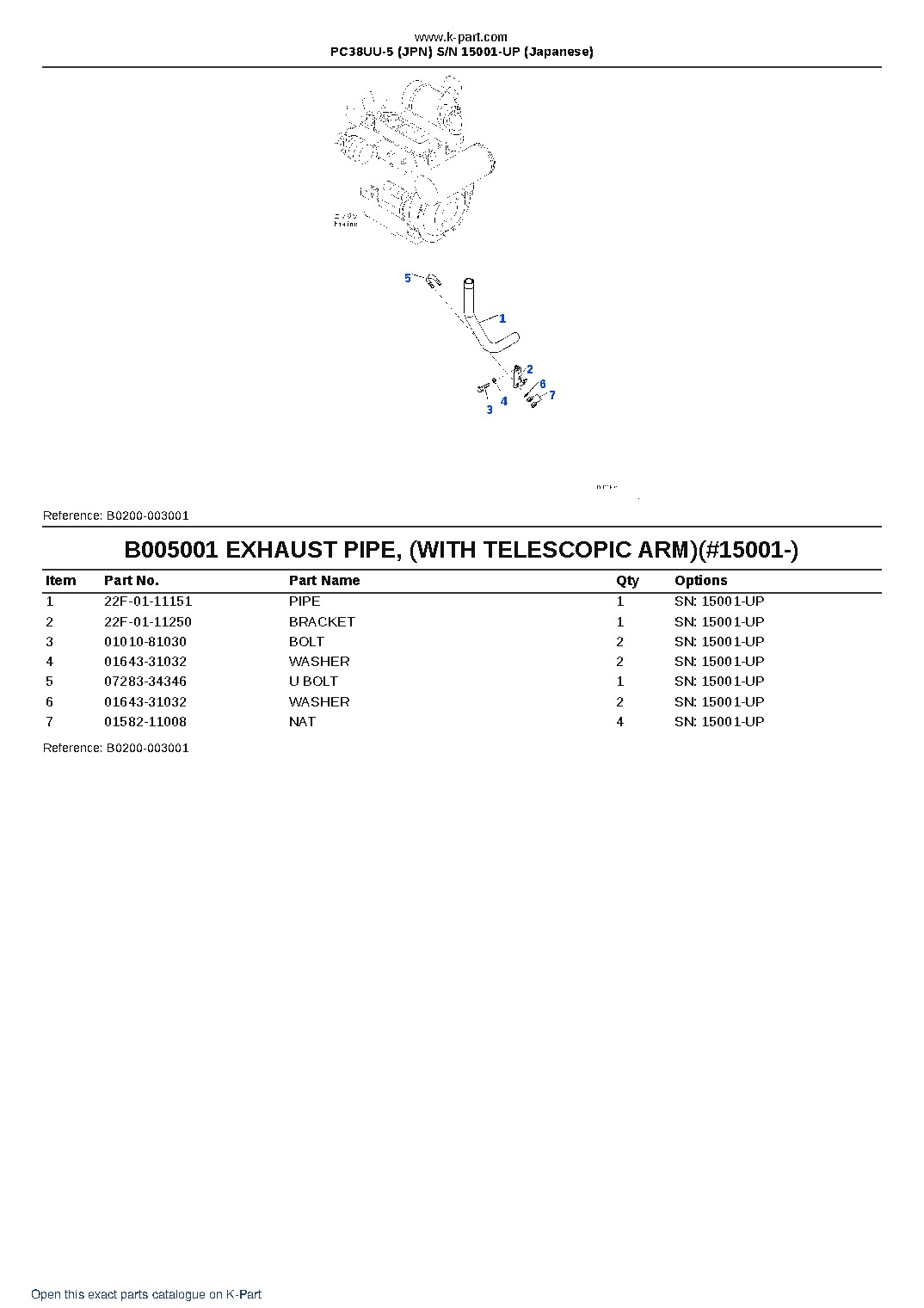 PC38UU-5 (JPN)  S/N 15001-UP (Japanese) – sample page 5